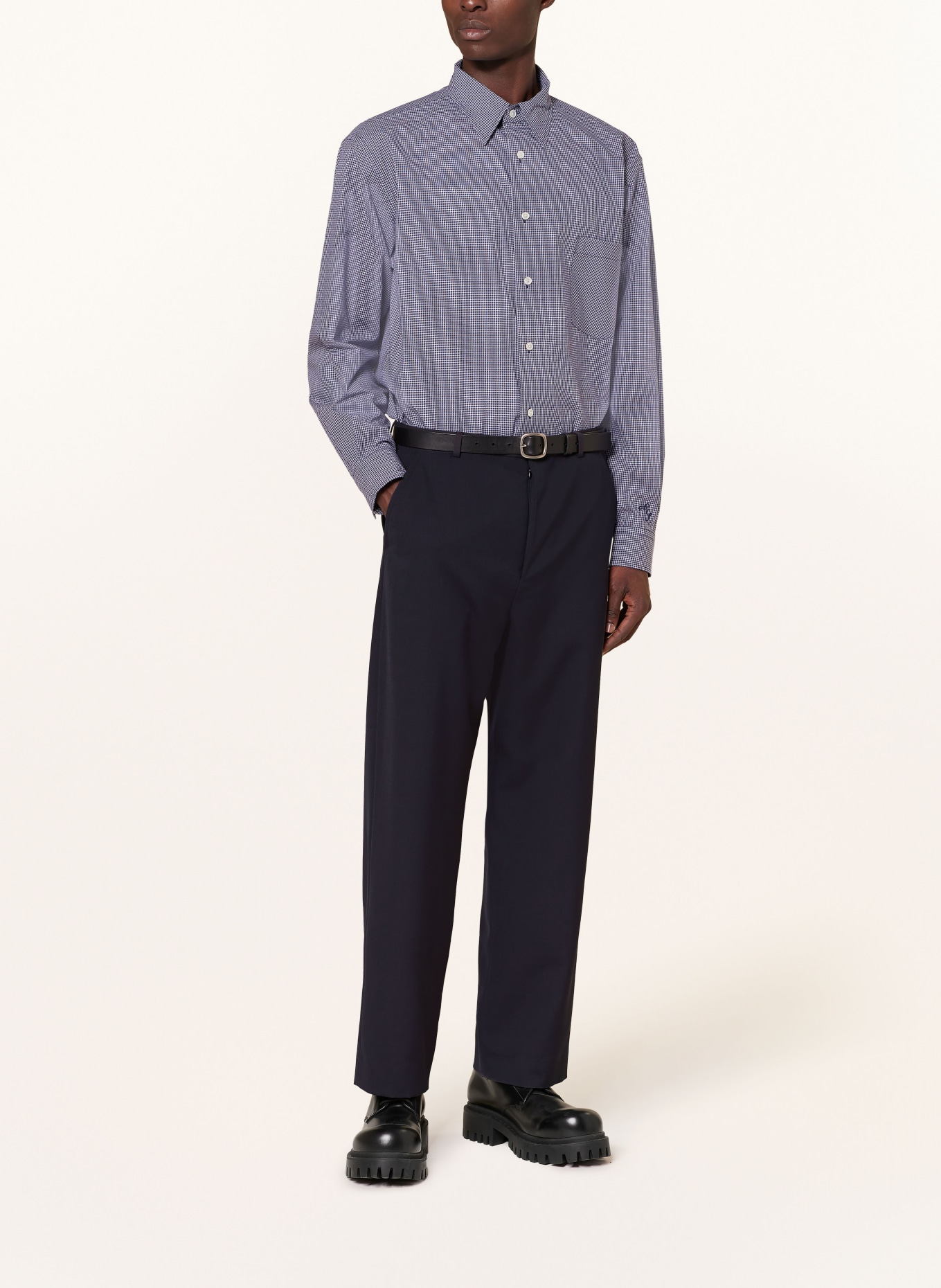 Acne Studios Trousers regular fit, Color: DARK NAVY (Image 3)