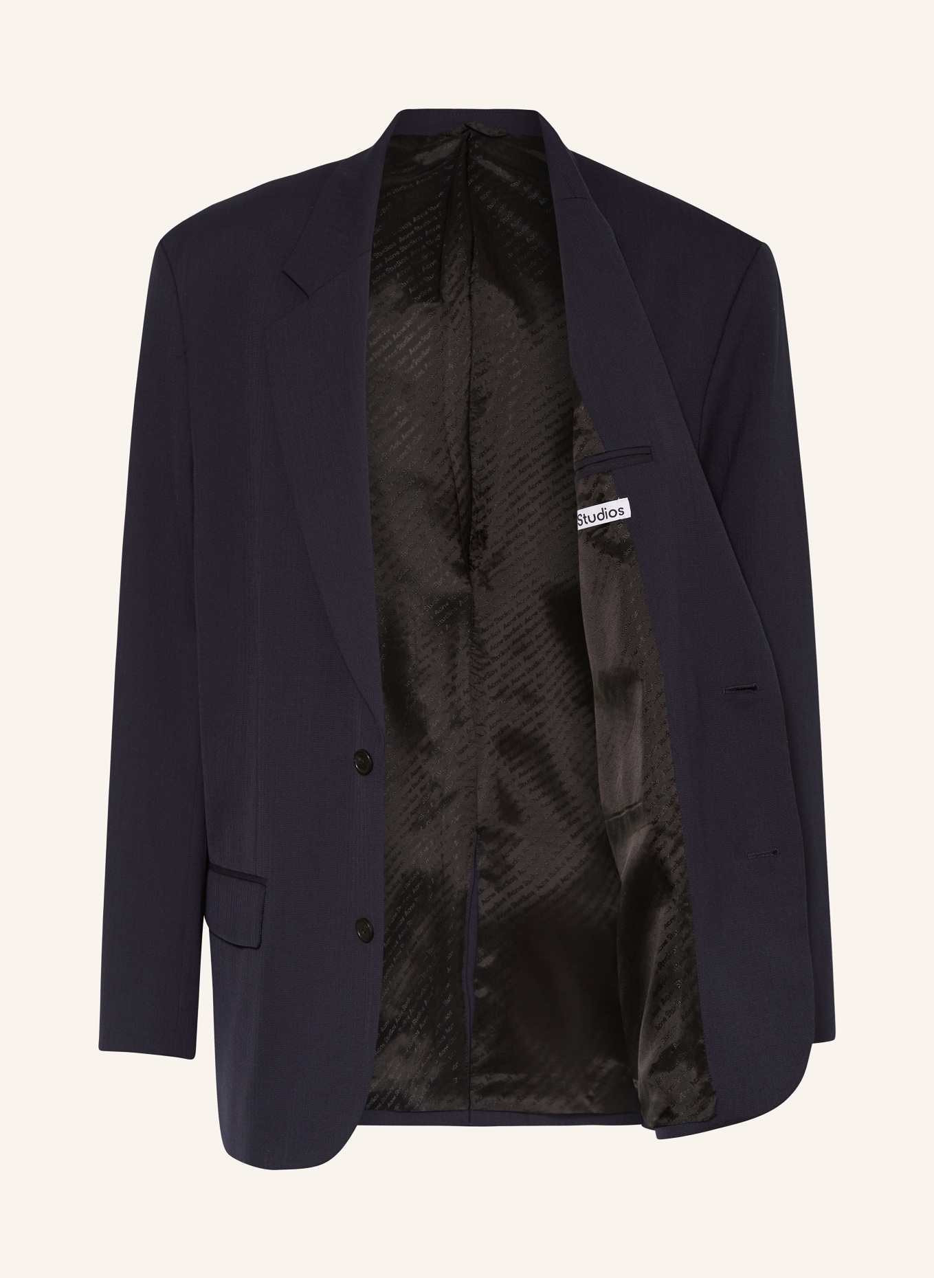 Acne Studios Tailored jacket regular fit, Color: DARK NAVY (Image 4)