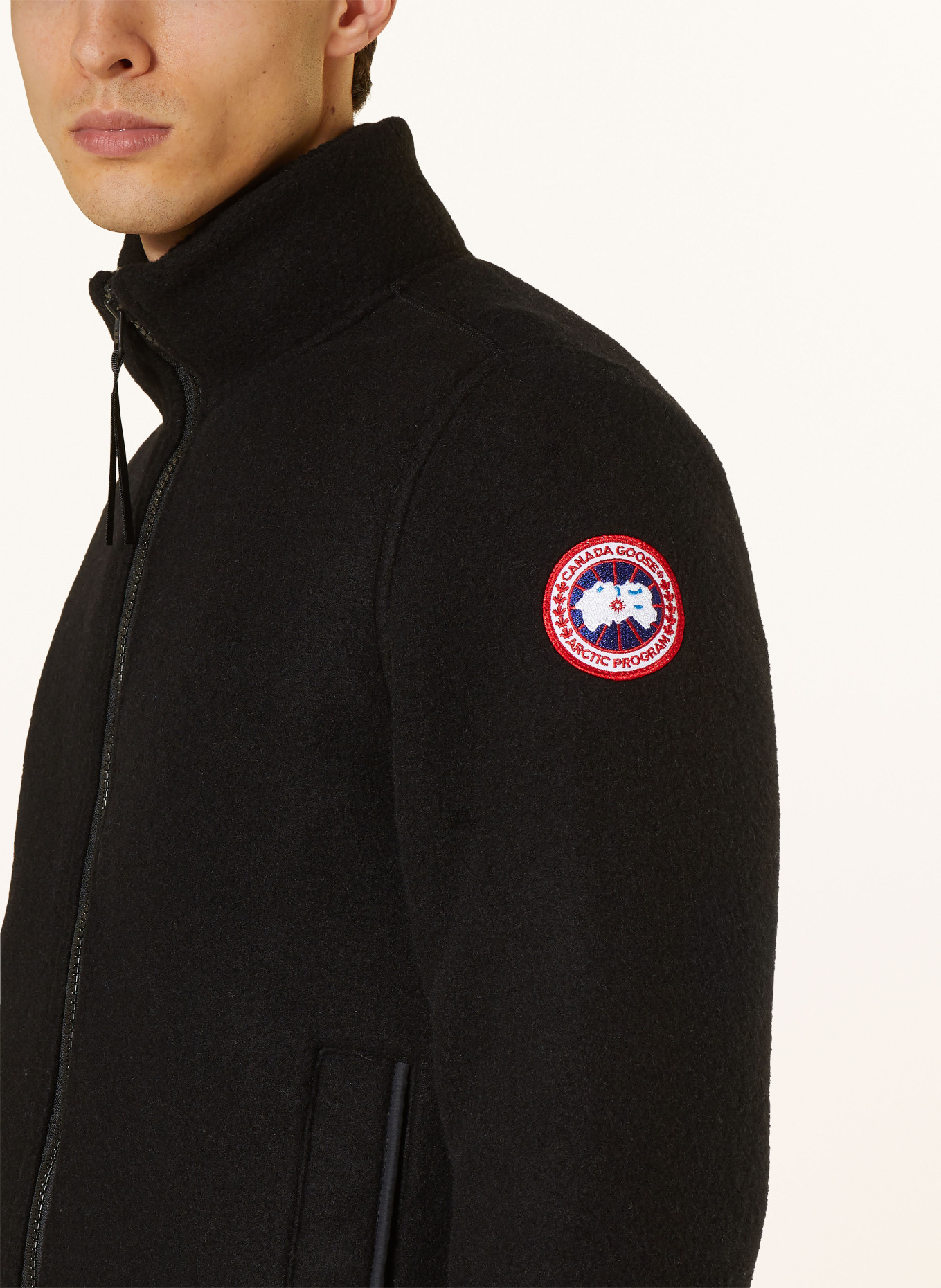 CANADA GOOSE Fleece jacket LAWSON, Color: BLACK (Image 4)