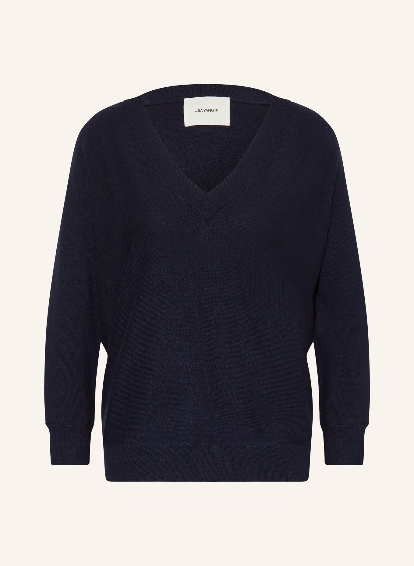 LISA YANG Cashmere sweater KENNY, Color: DARK BLUE (Image 1)