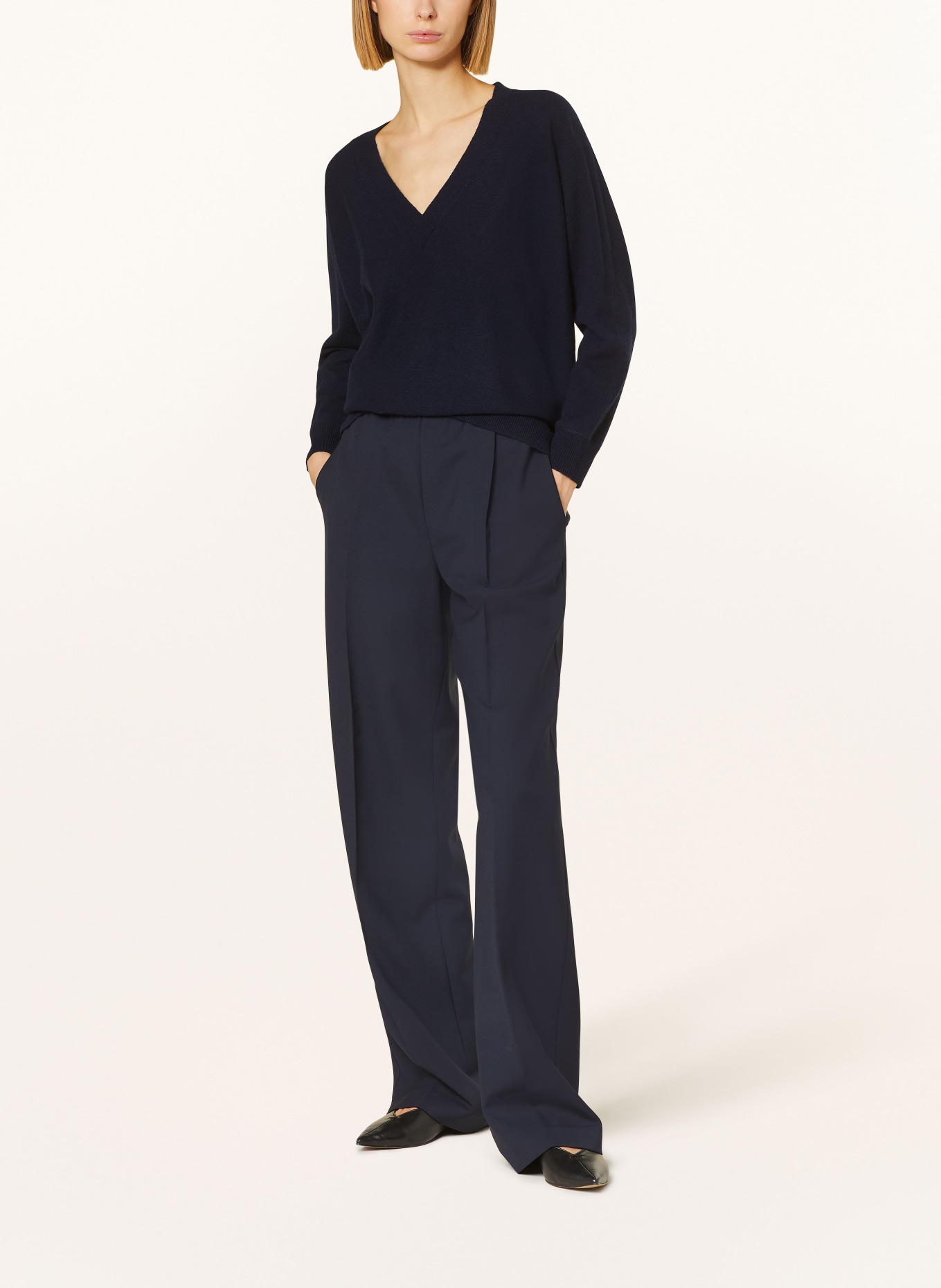 LISA YANG Cashmere sweater KENNY, Color: DARK BLUE (Image 2)