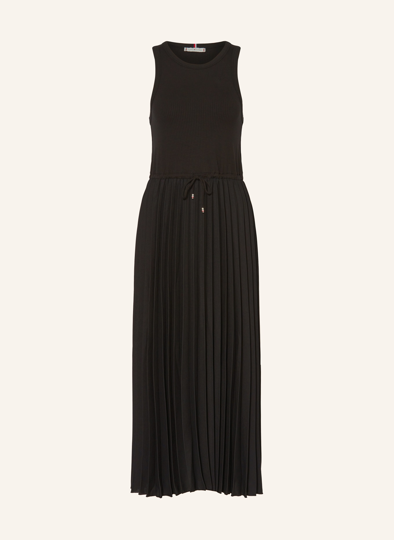 TOMMY HILFIGER Dress in mixed materials, Color: BLACK (Image 1)