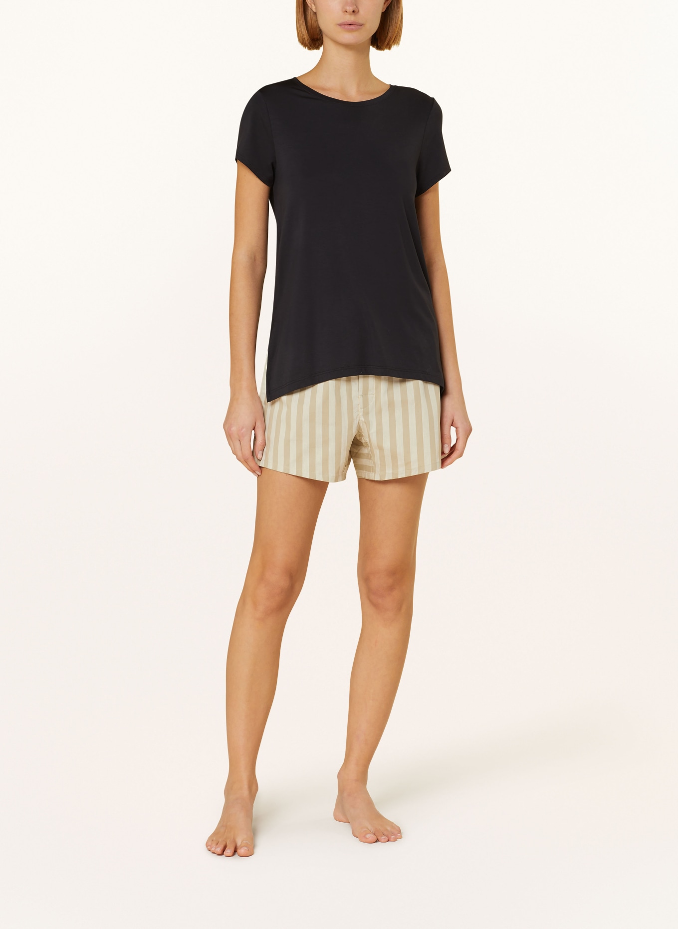 Calvin Klein Pajama shorts PURE COTTON, Color: BEIGE/ ECRU (Image 2)