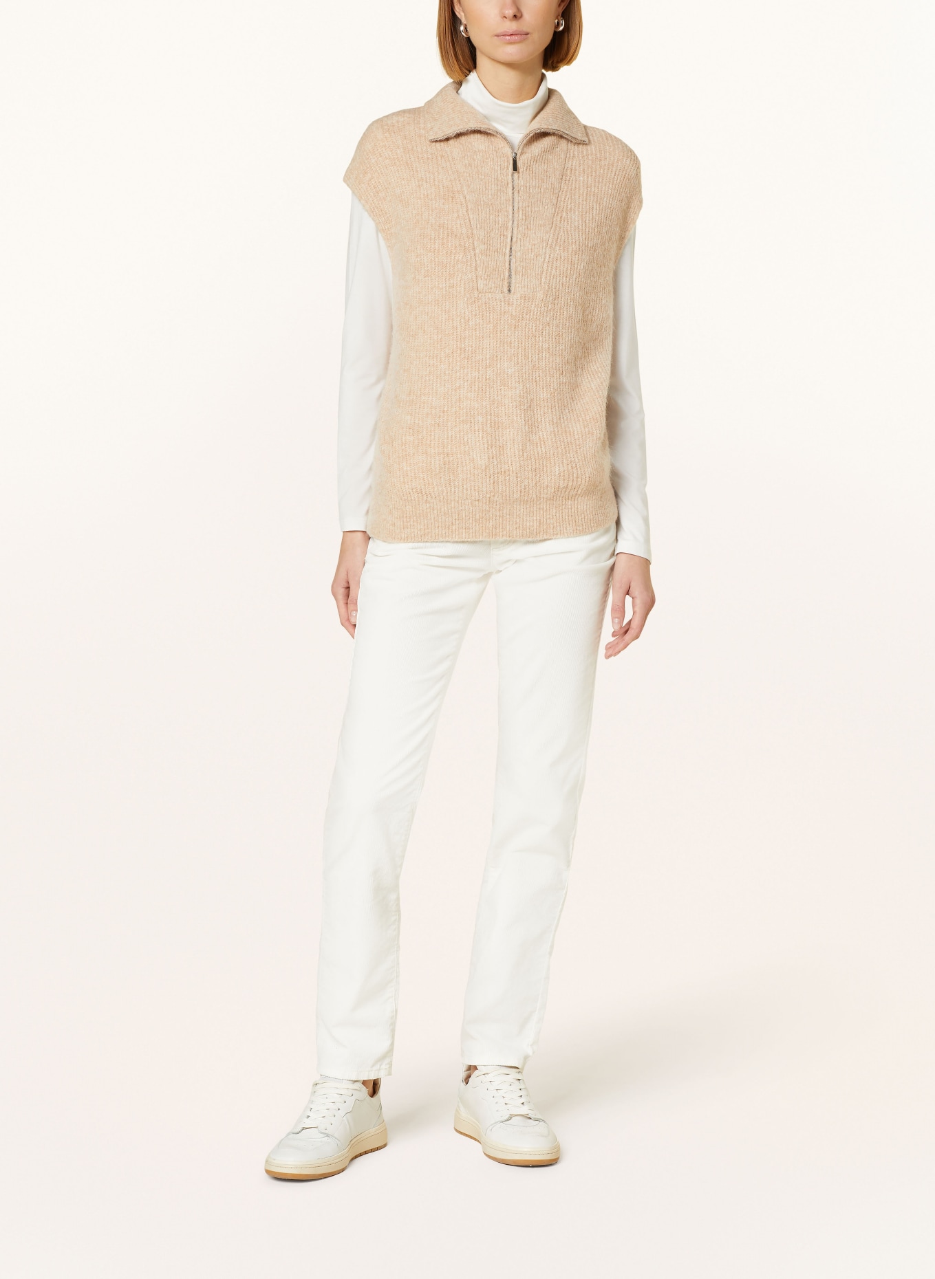 OPUS Sweater vest PEISINI, Color: BEIGE (Image 2)