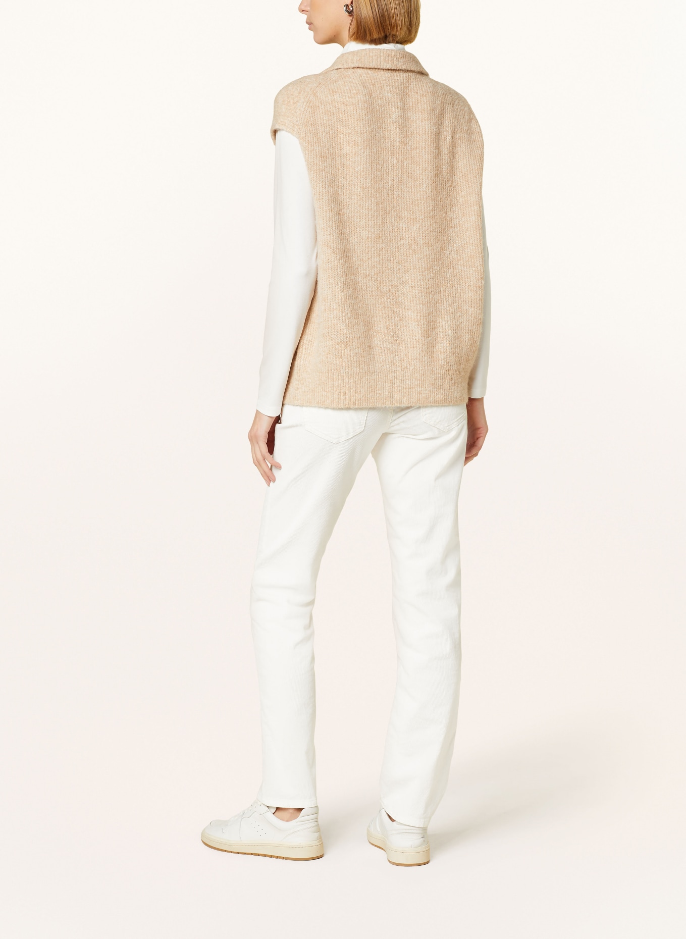 OPUS Sweater vest PEISINI, Color: BEIGE (Image 3)