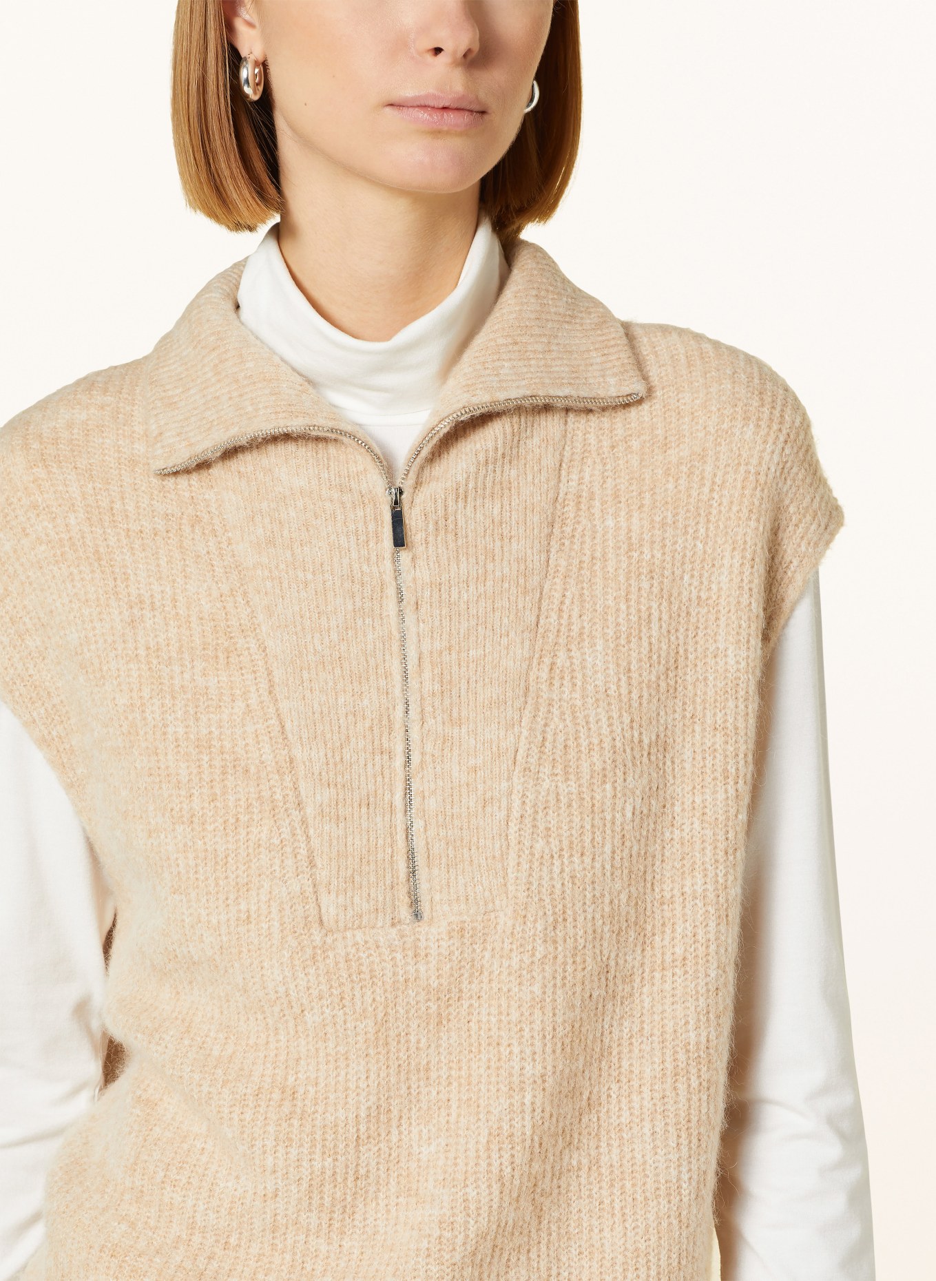 OPUS Sweater vest PEISINI, Color: BEIGE (Image 4)