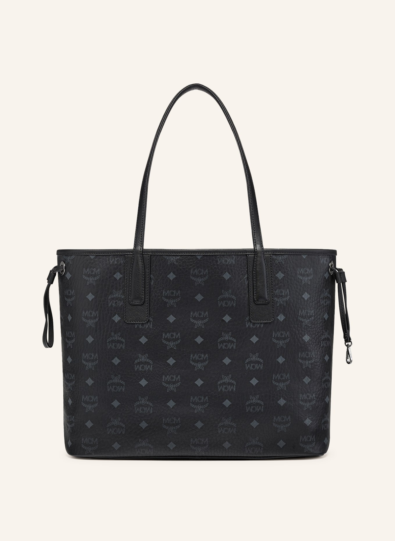 MCM Shopper LIZ VISETOS MEDIUM reversible, Color: BLACK (Image 3)