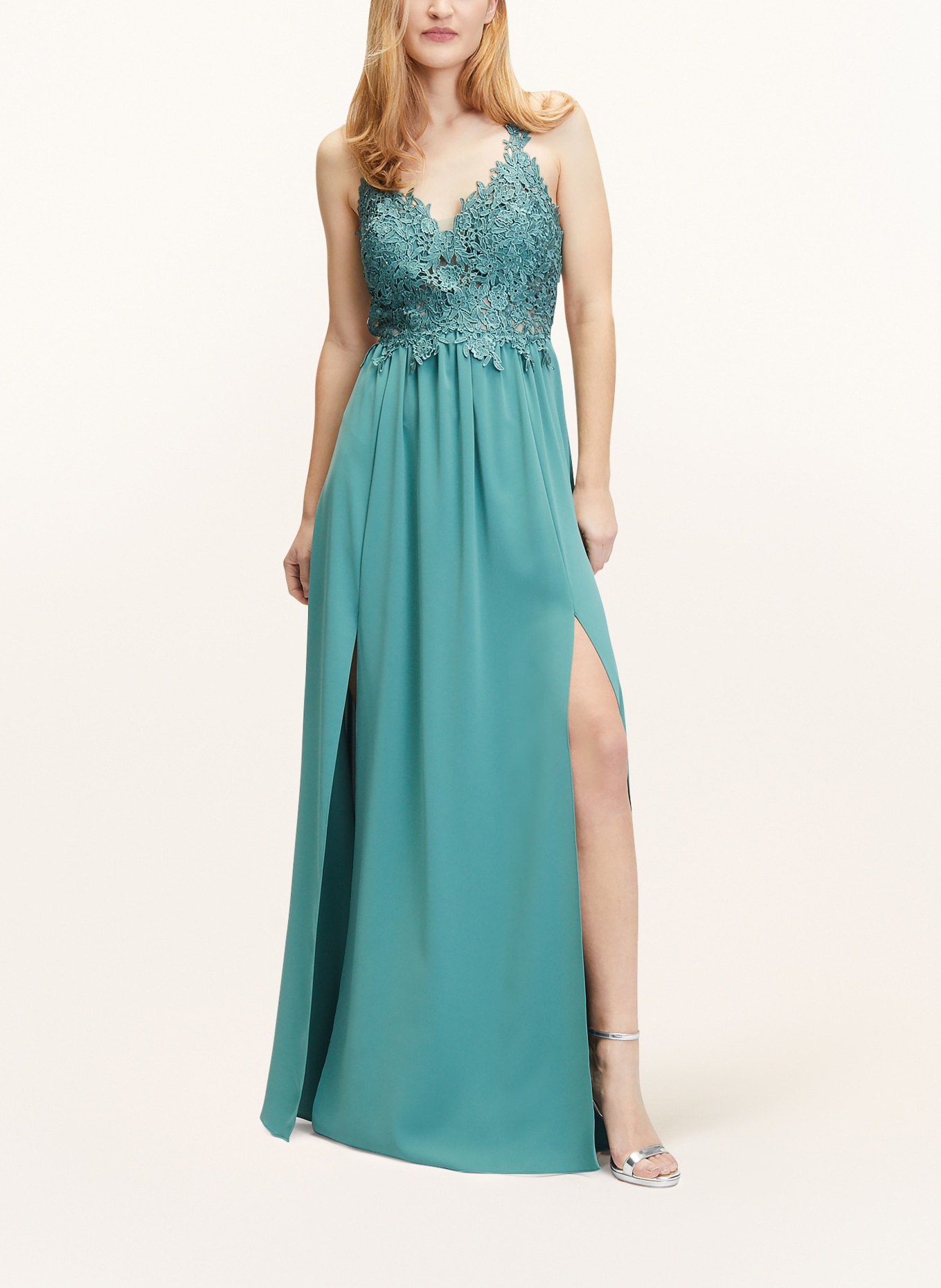Suddenly Princess Abendkleid mit Spitze: GRÜN