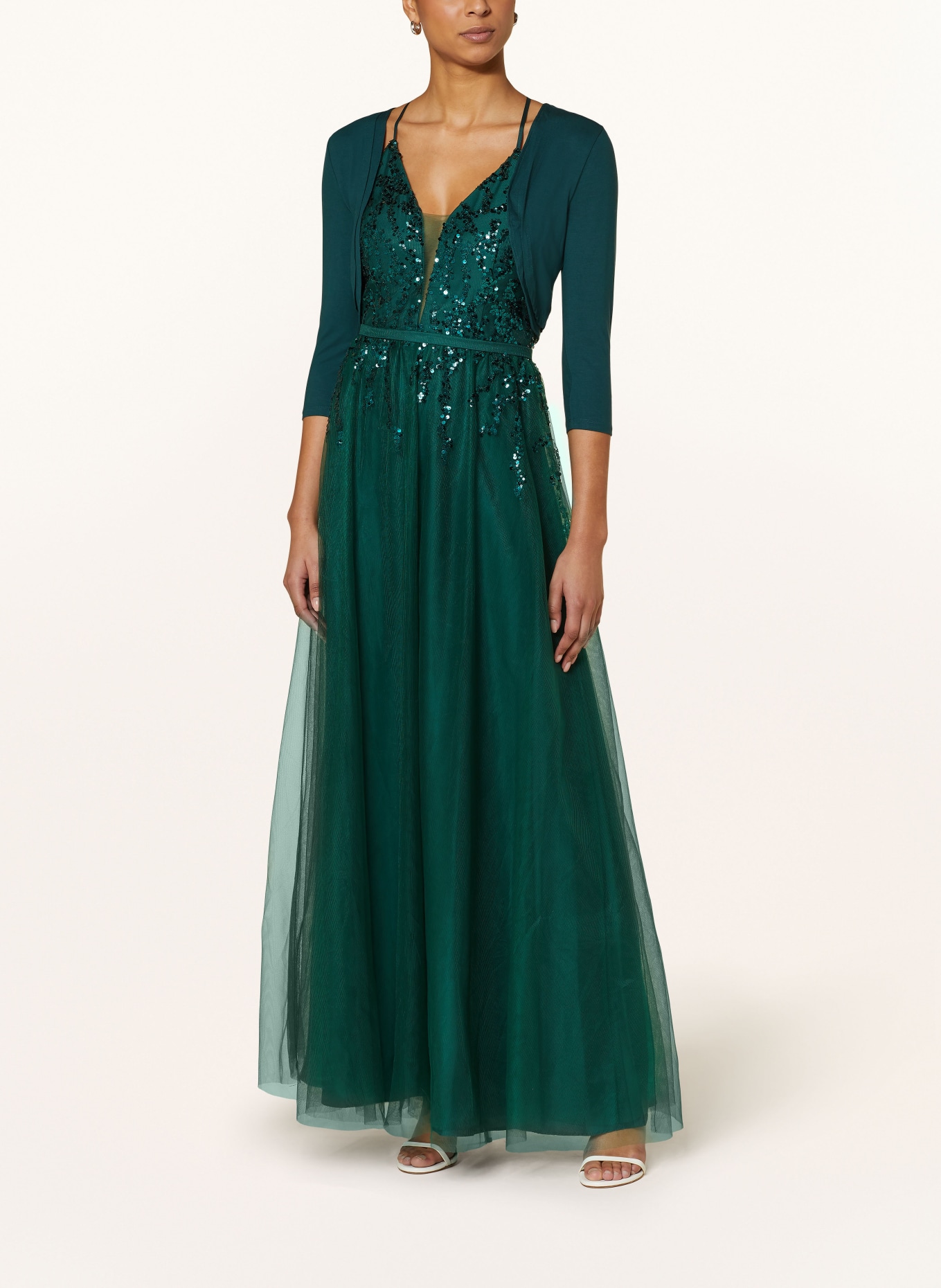 Suddenly Princess Bolero mit 3/4-Arm: PETROL