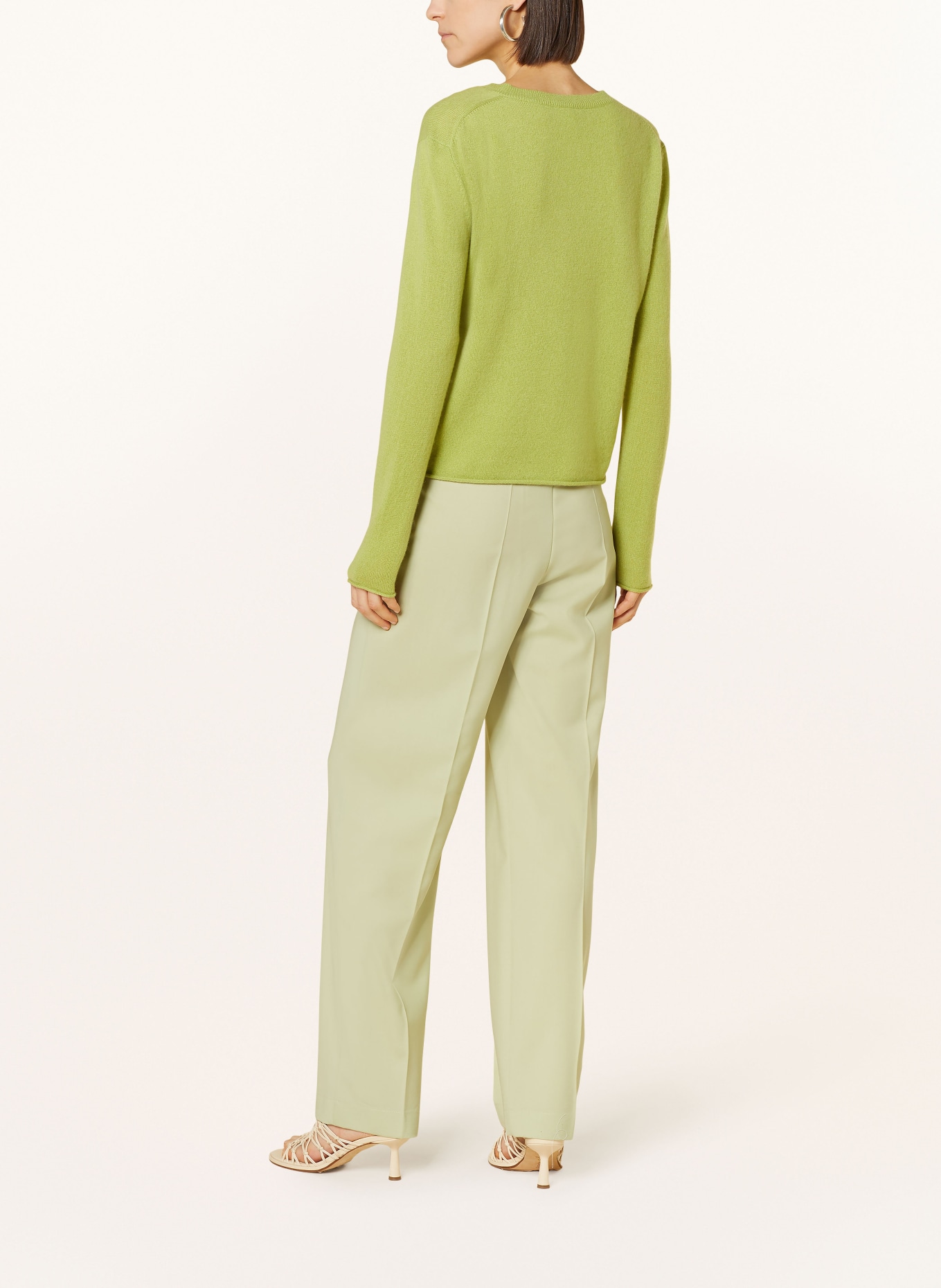 FTC CASHMERE Cashmere cardigan, Color: GREEN (Image 3)