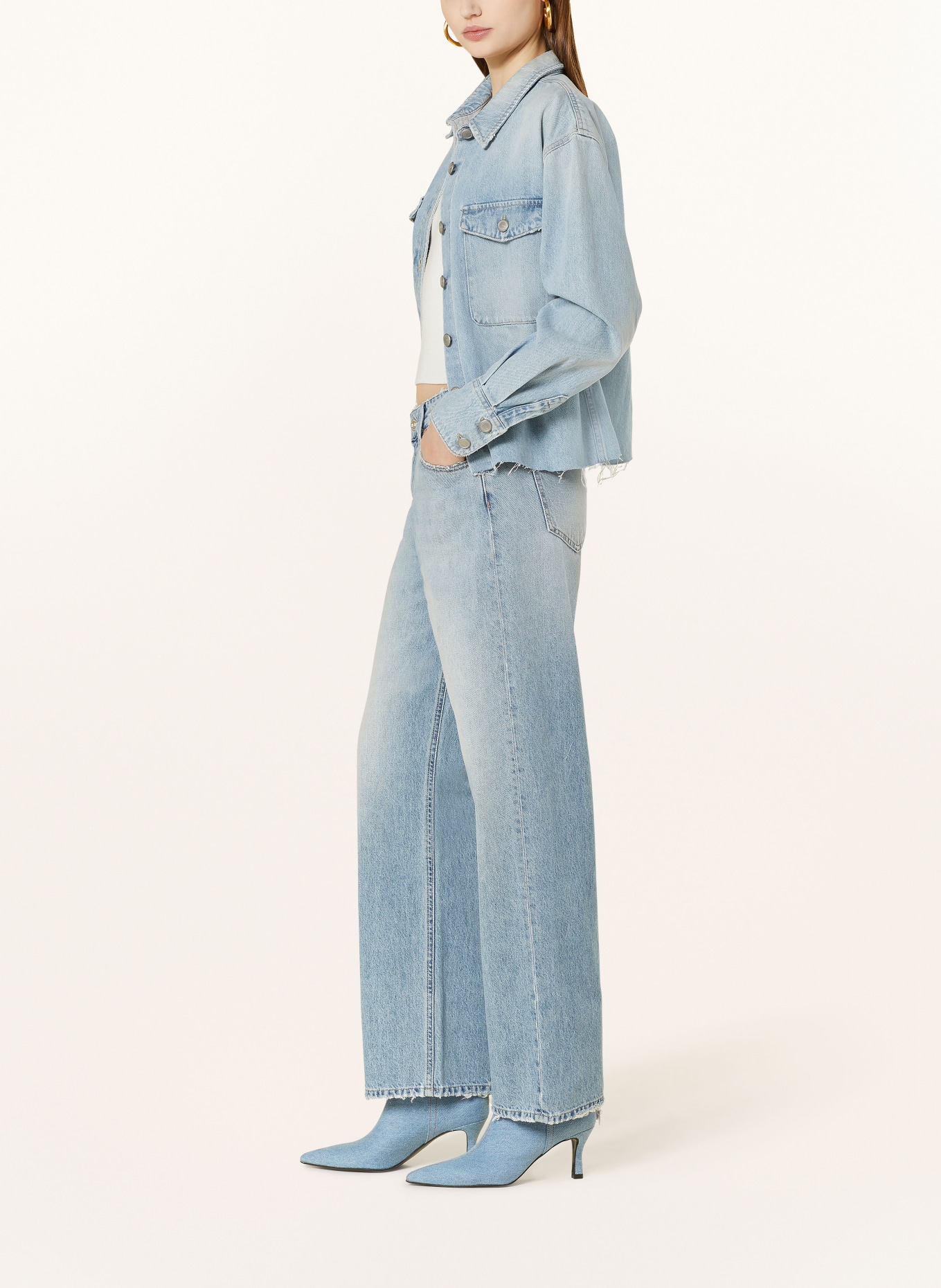 THE.NIM STANDARD Straight Jeans EMMA, Farbe: W725-LSW LIGHT BLUE (Bild 4)