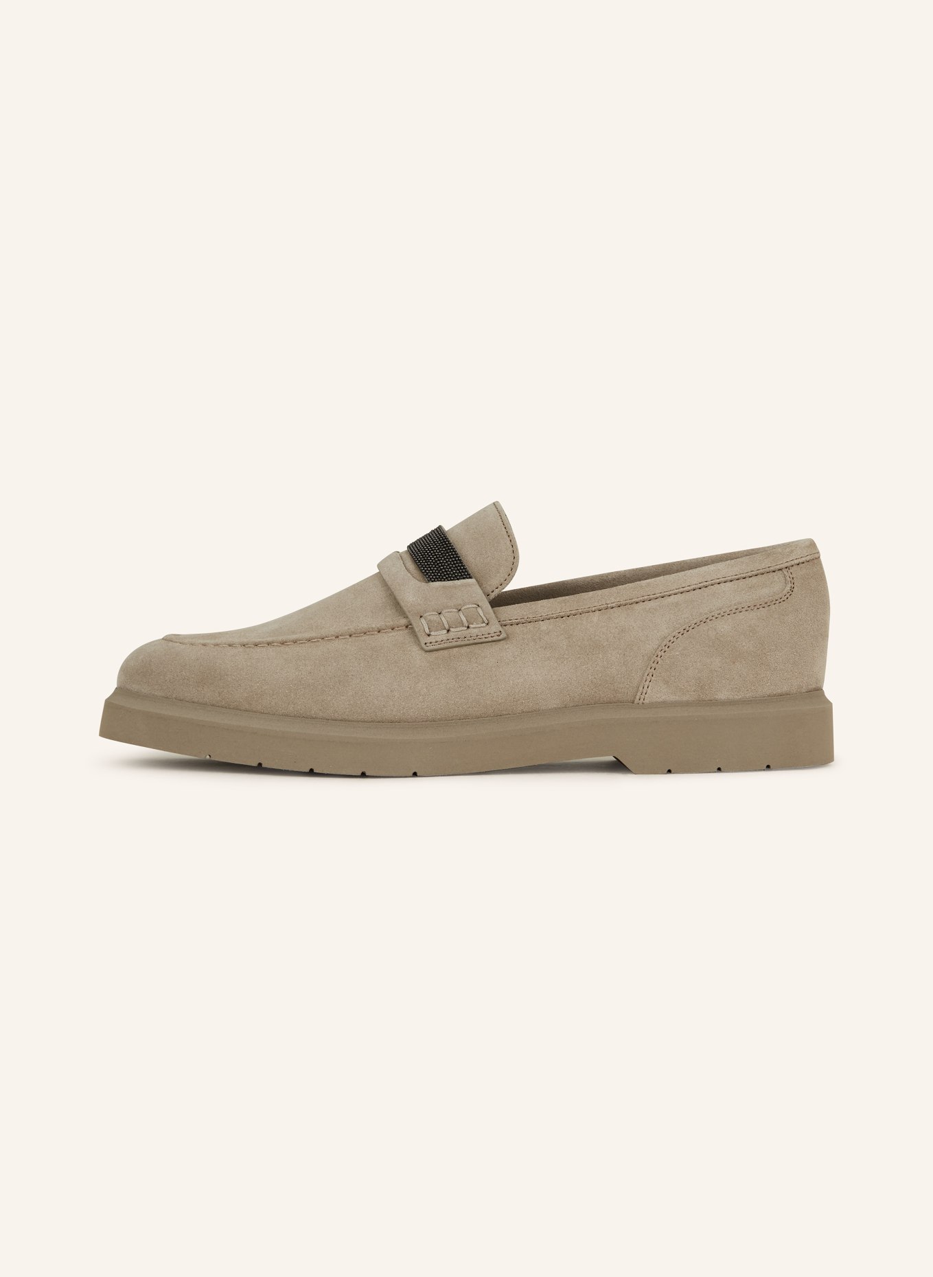 BRUNELLO CUCINELLI Penny loafers, Color: TAUPE (Image 4)