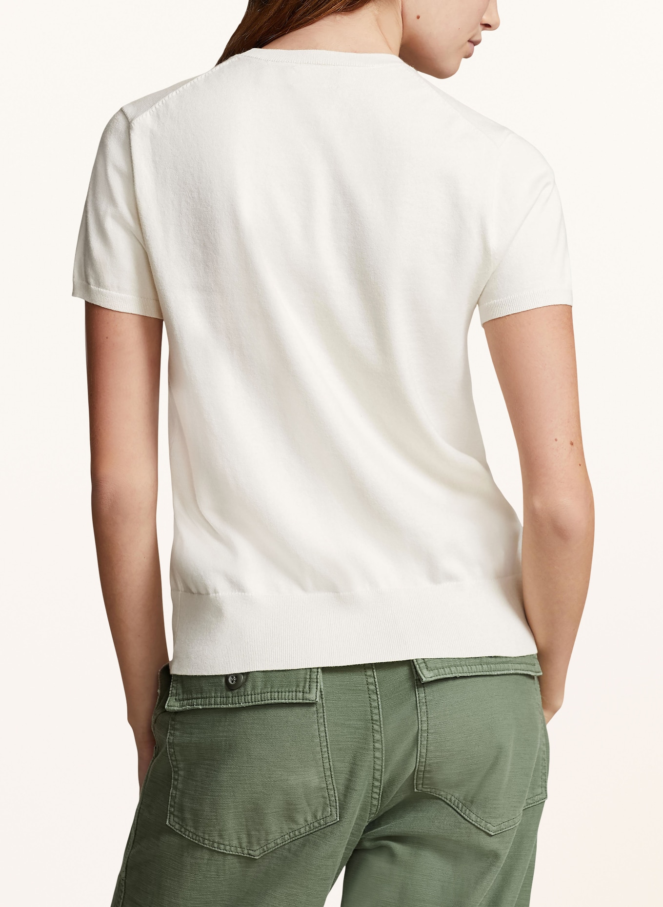 POLO RALPH LAUREN Strickshirt, Farbe: CREME (Bild 3)