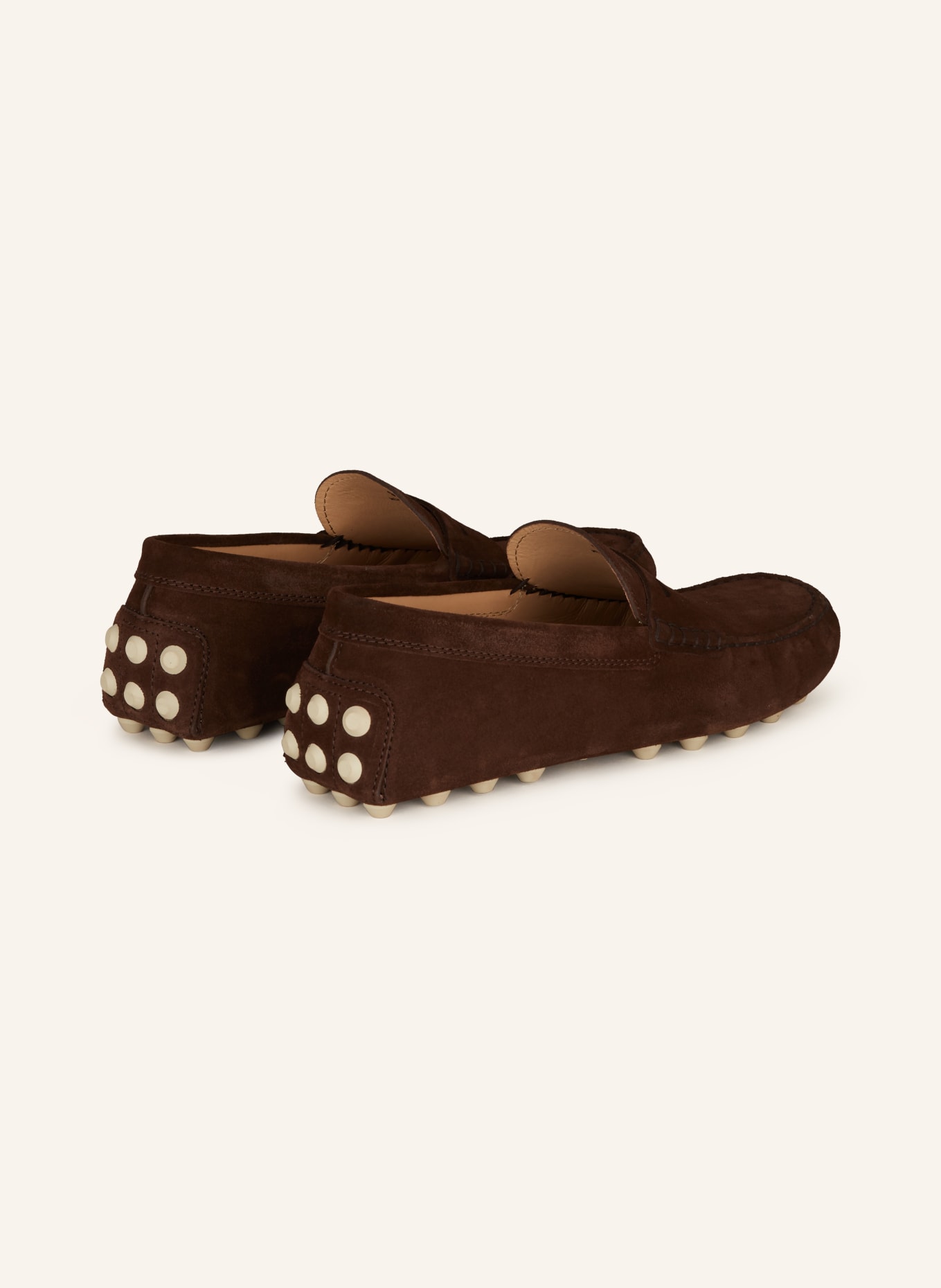 TOD'S Moccasins GOMMINO, Color: DARK BROWN (Image 2)