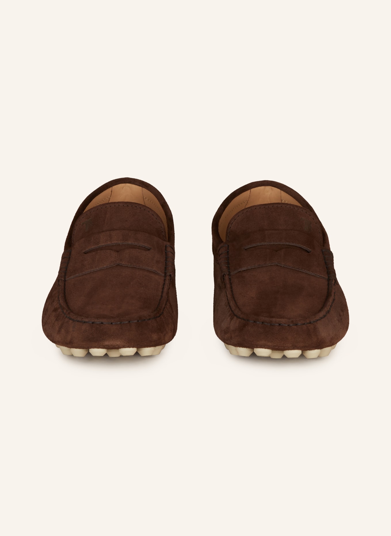 TOD'S Moccasins GOMMINO, Color: DARK BROWN (Image 3)