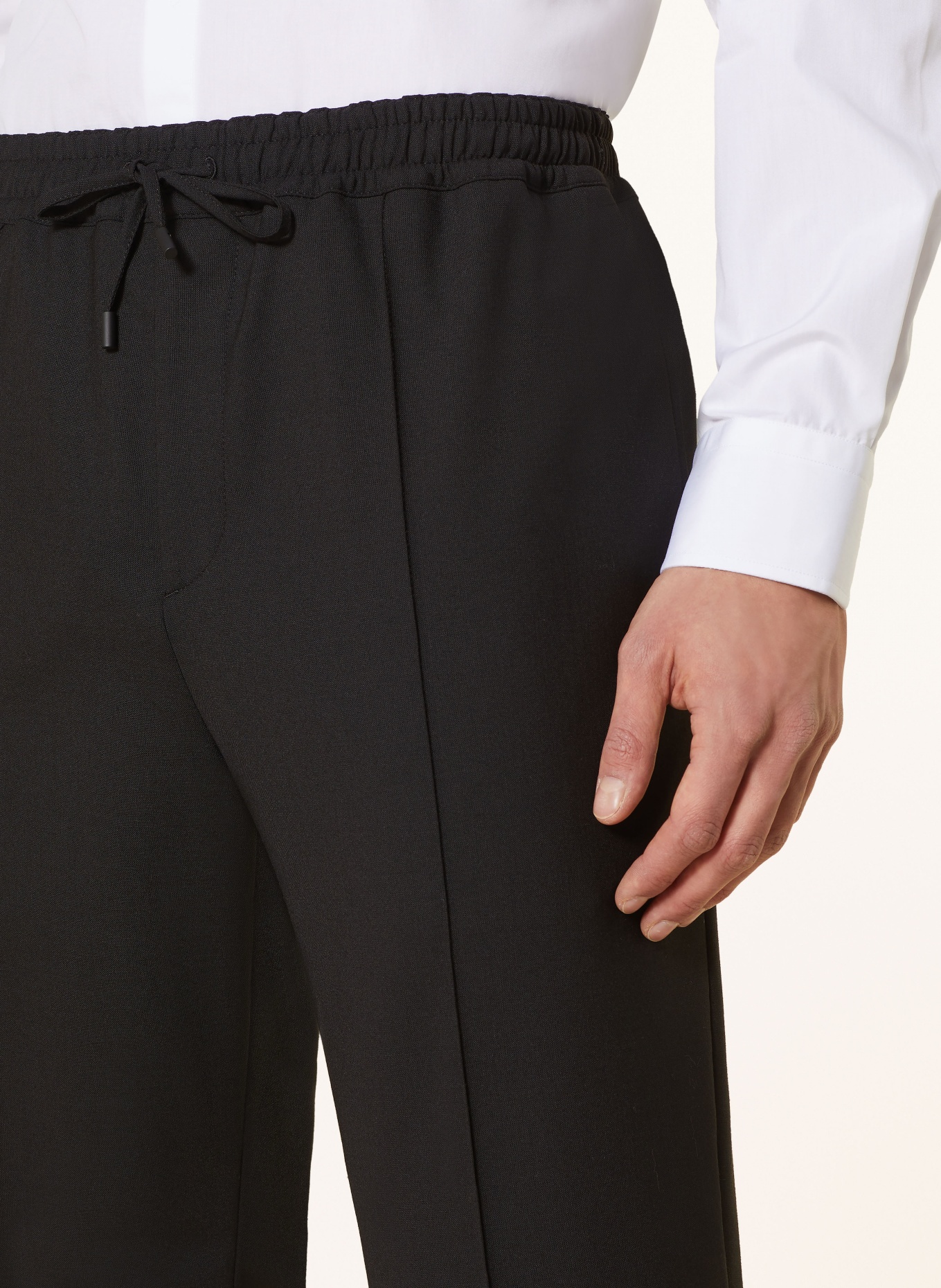 FENDI Pants in jogger style extra slim fit, Color: BLACK (Image 5)