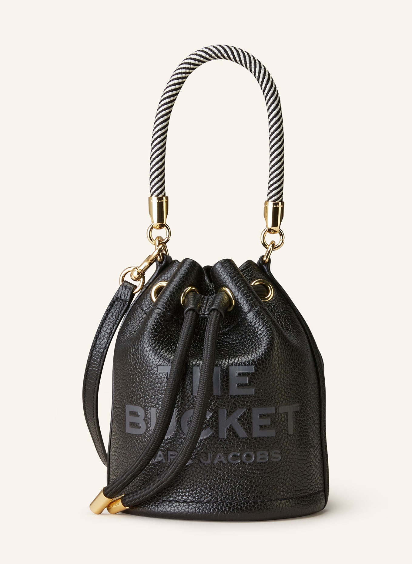 MARC JACOBS Pouch bag THE MINI BUCKET, Color: BLACK (Image 1)