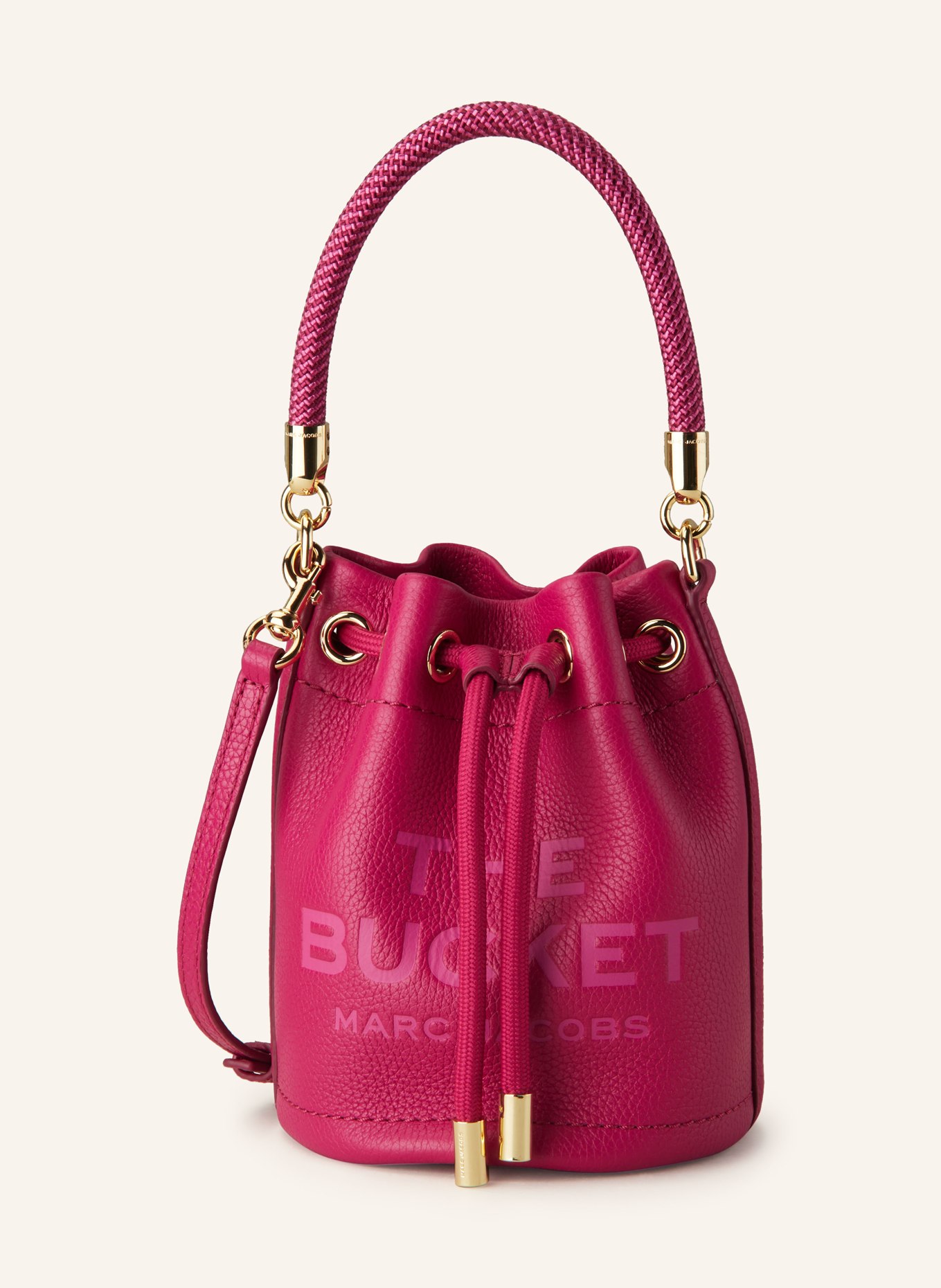 MARC JACOBS Beuteltasche THE MINI BUCKET, Farbe: PINK (Bild 1)