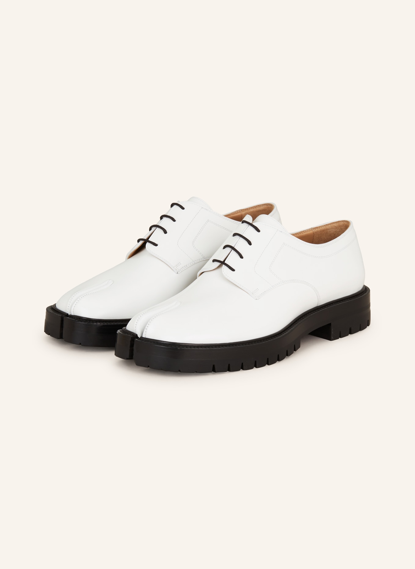 Maison Margiela Lace-up shoes TABI COUNTY, Color: WHITE (Image 1)
