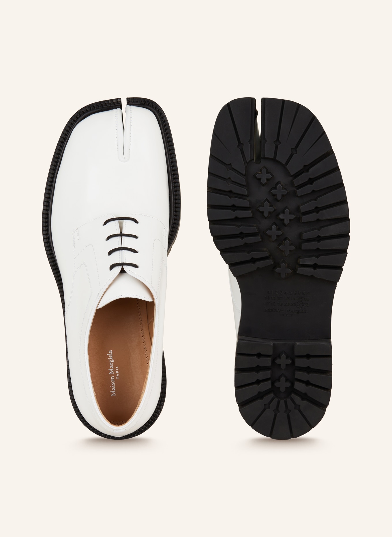 Maison Margiela Lace-up shoes TABI COUNTY, Color: WHITE (Image 5)