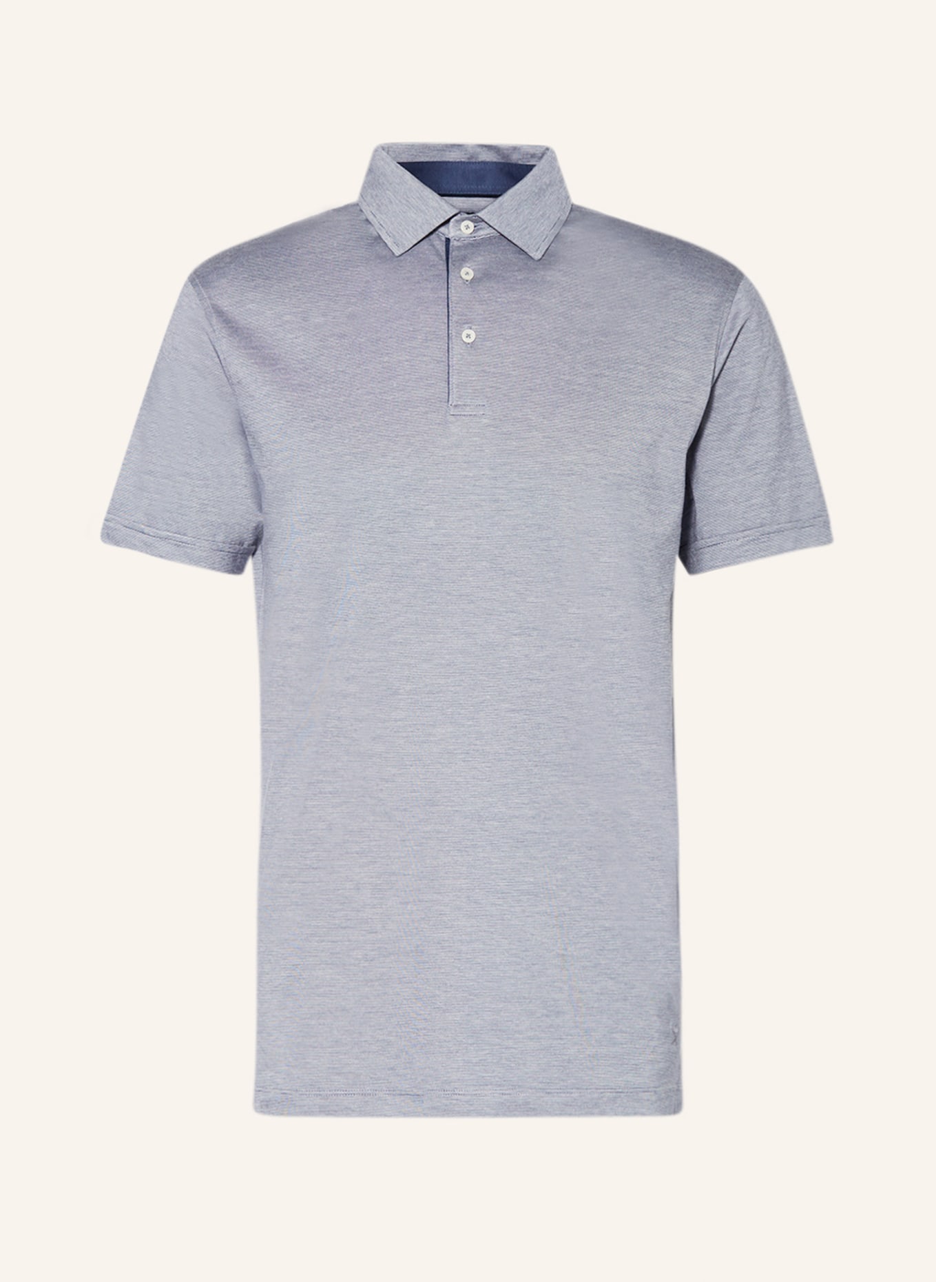 HACKETT LONDON Jersey polo short classic fit, Color: BLUE GRAY (Image 1)