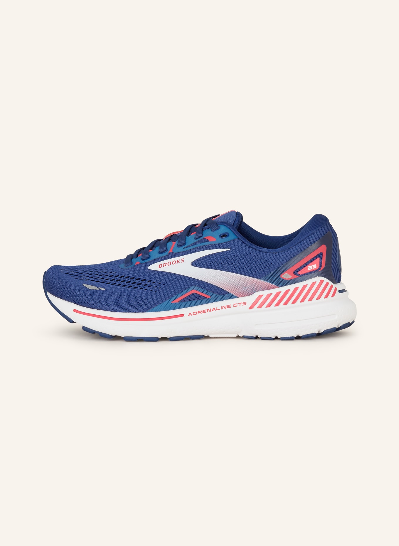 BROOKS Buty do biegania ADRENALINE GTS 23, Kolor: GRANATOWY/ MOCNORÓŻOWY (Obrazek 4)