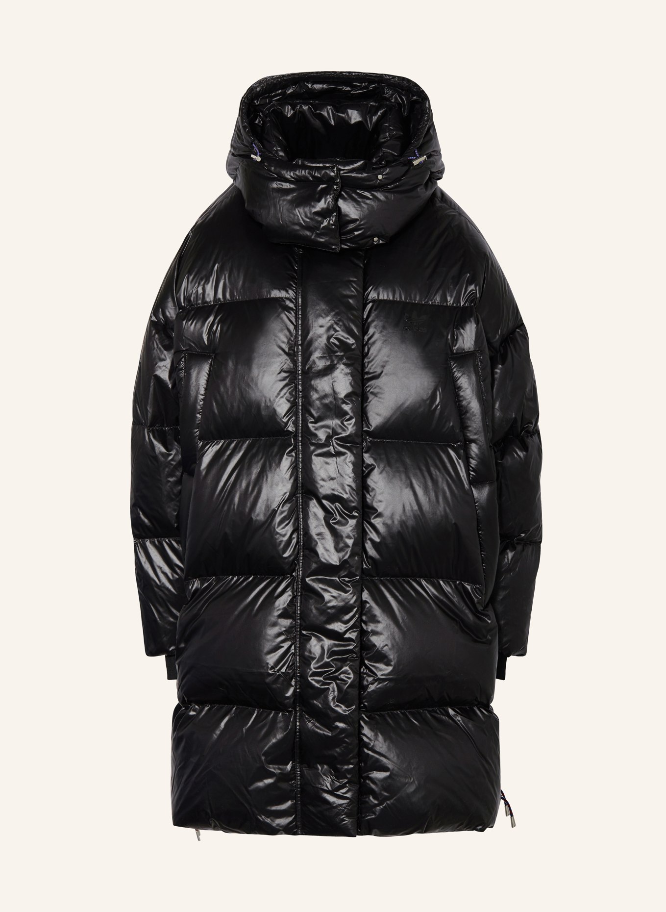 adidas Originals Down jacket with removable hood, Color: BLACK (Image 1)