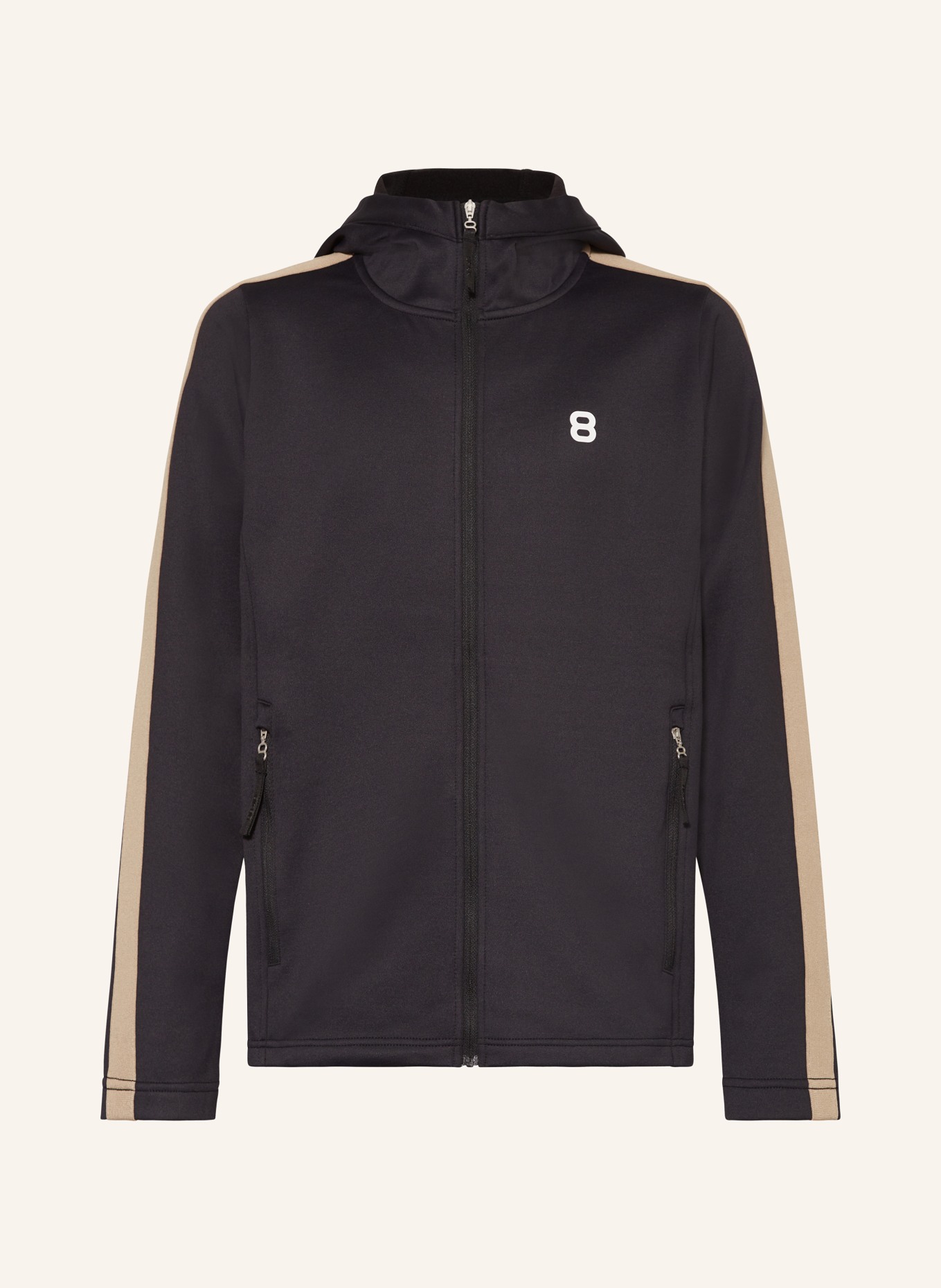 8848 Altitude Midlayer-Jacke CUI: SCHWARZ/ BEIGE
