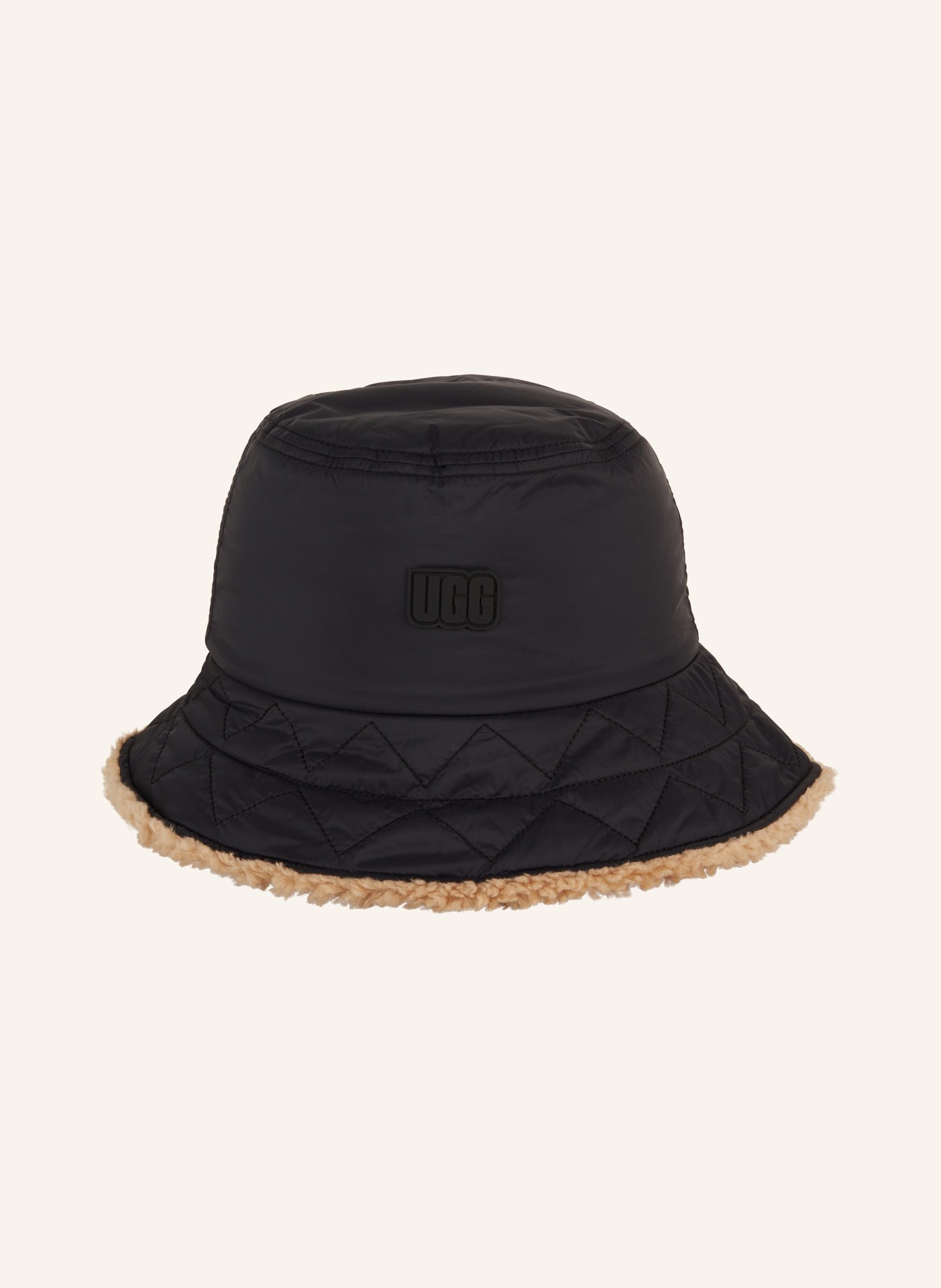 UGG Oboustranný klobouk Bucket Hat, Barva: ČERNÁ (Obrázek 2)