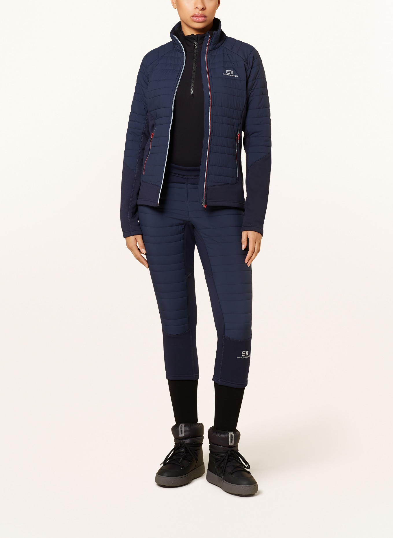 state of elevenate Long underwear FUSION STRETCH in dark blue