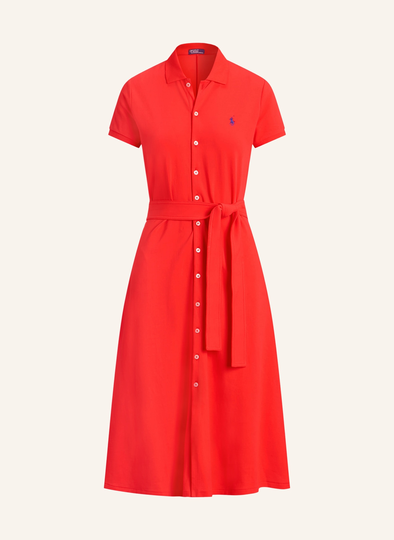 POLO RALPH LAUREN Shirt dress in red