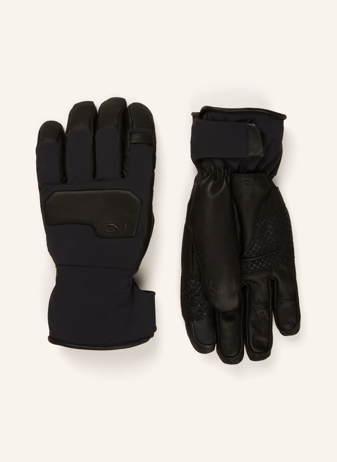 KJUS Ski gloves, Color: BLACK (Image 1)