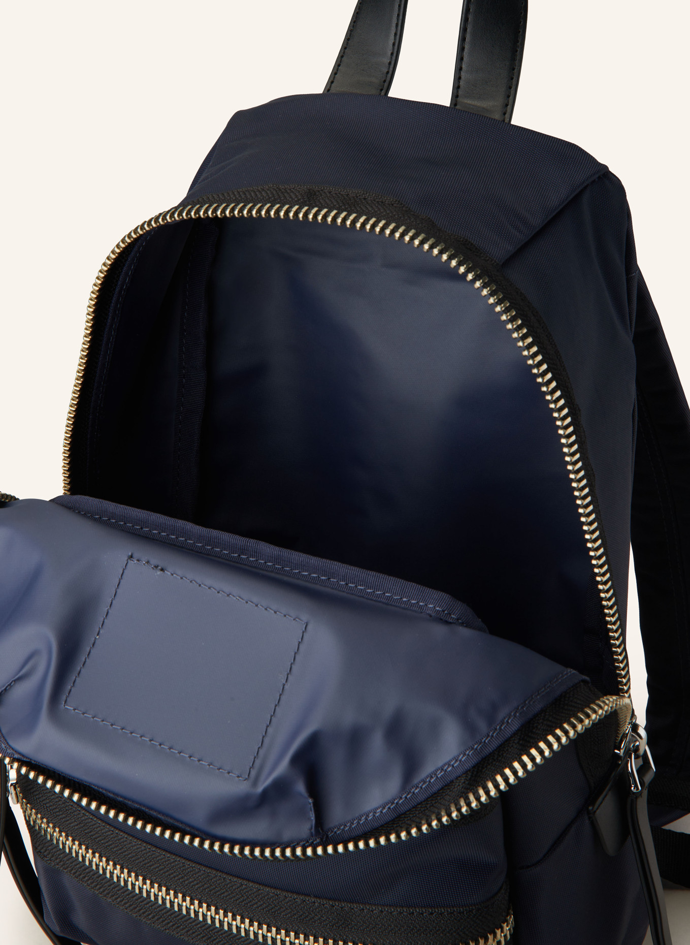 MARC JACOBS Backpack THE MEDIUM BACKPACK, Color: DARK BLUE/ BLACK (Image 3)