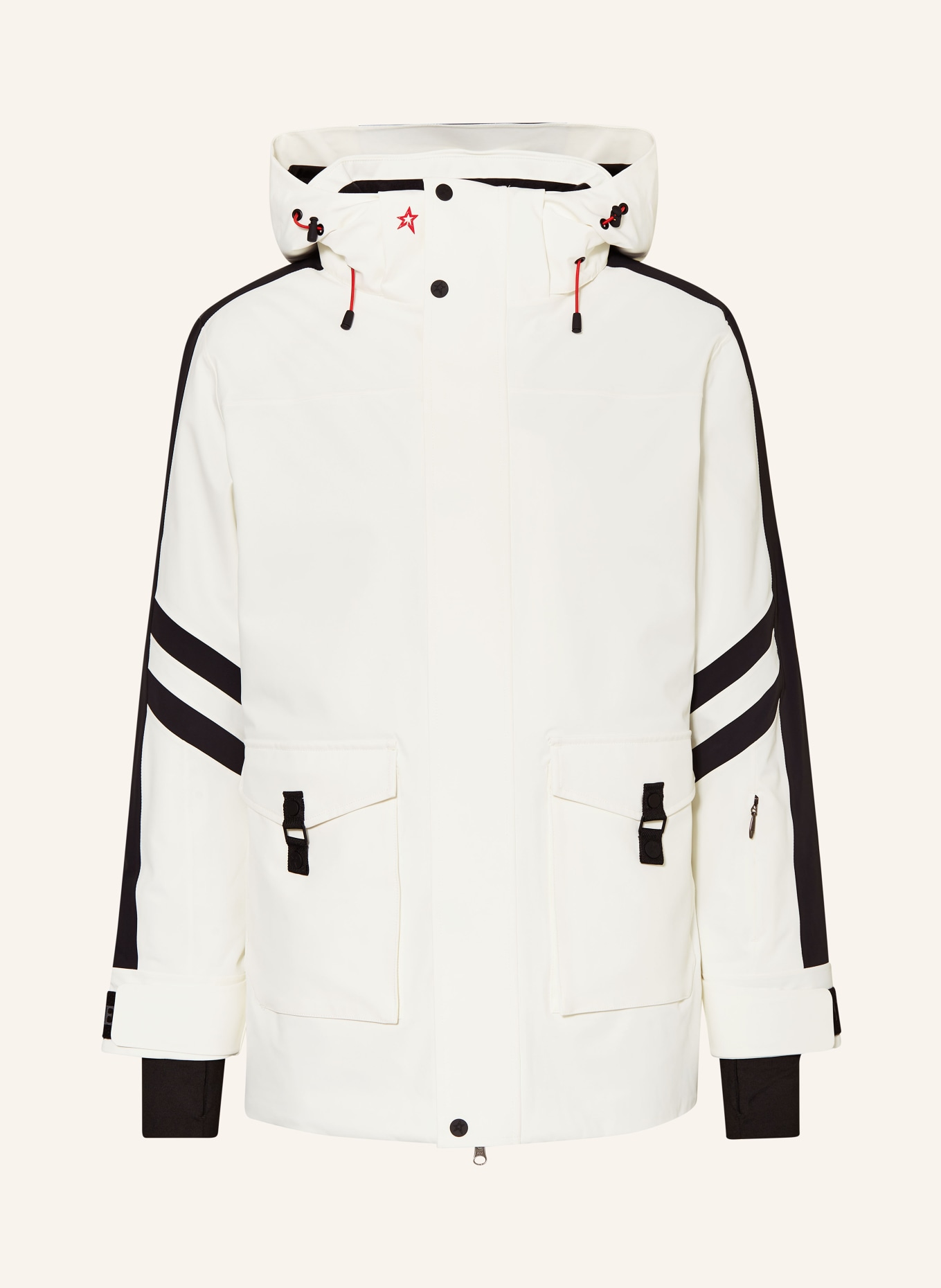 PERFECT MOMENT Ski jacket GUS, Color: WHITE/ BLACK (Image 1)