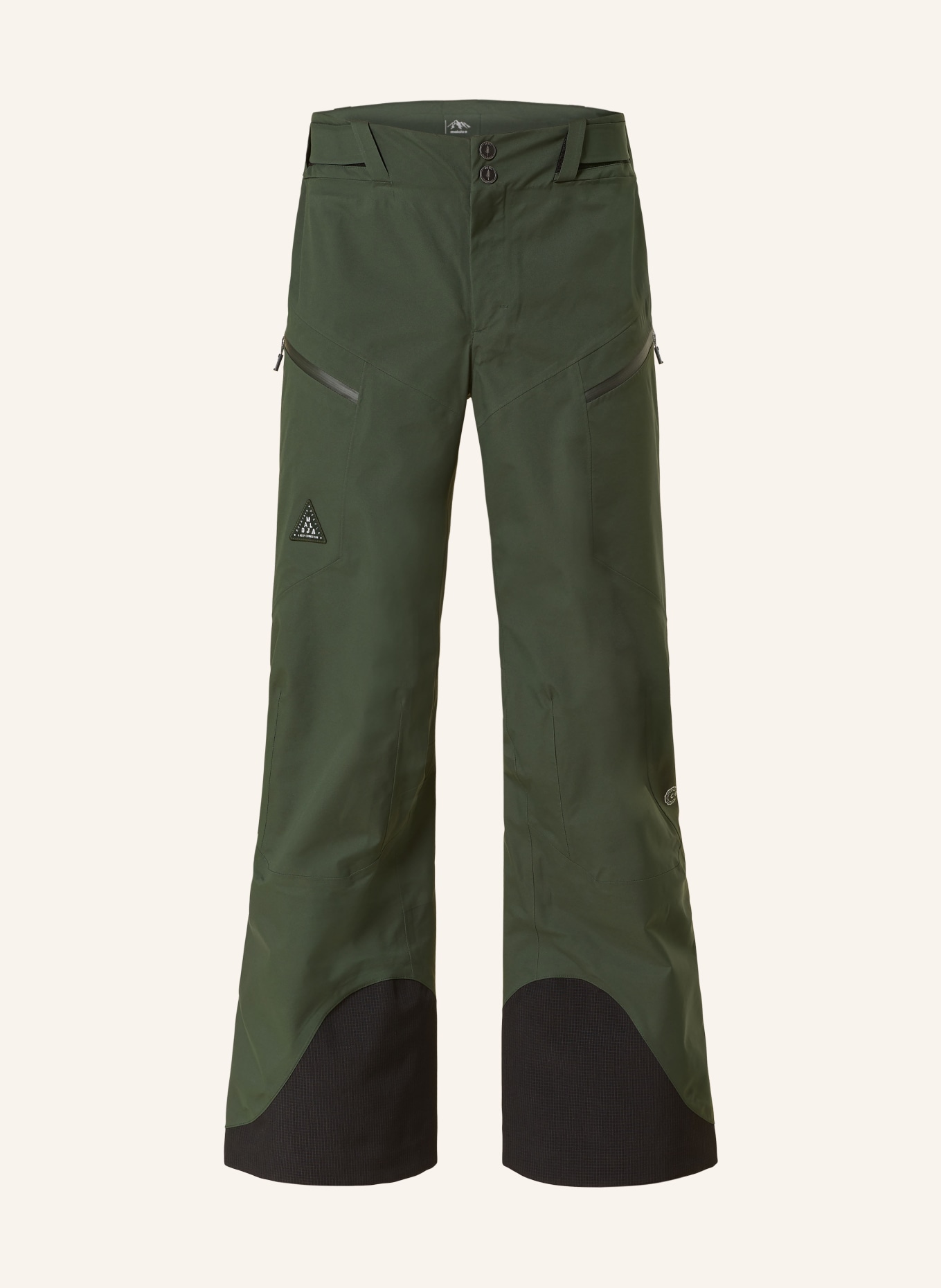 maloja Hardshell-Skihose TRETM.: DUNKELGRÜN