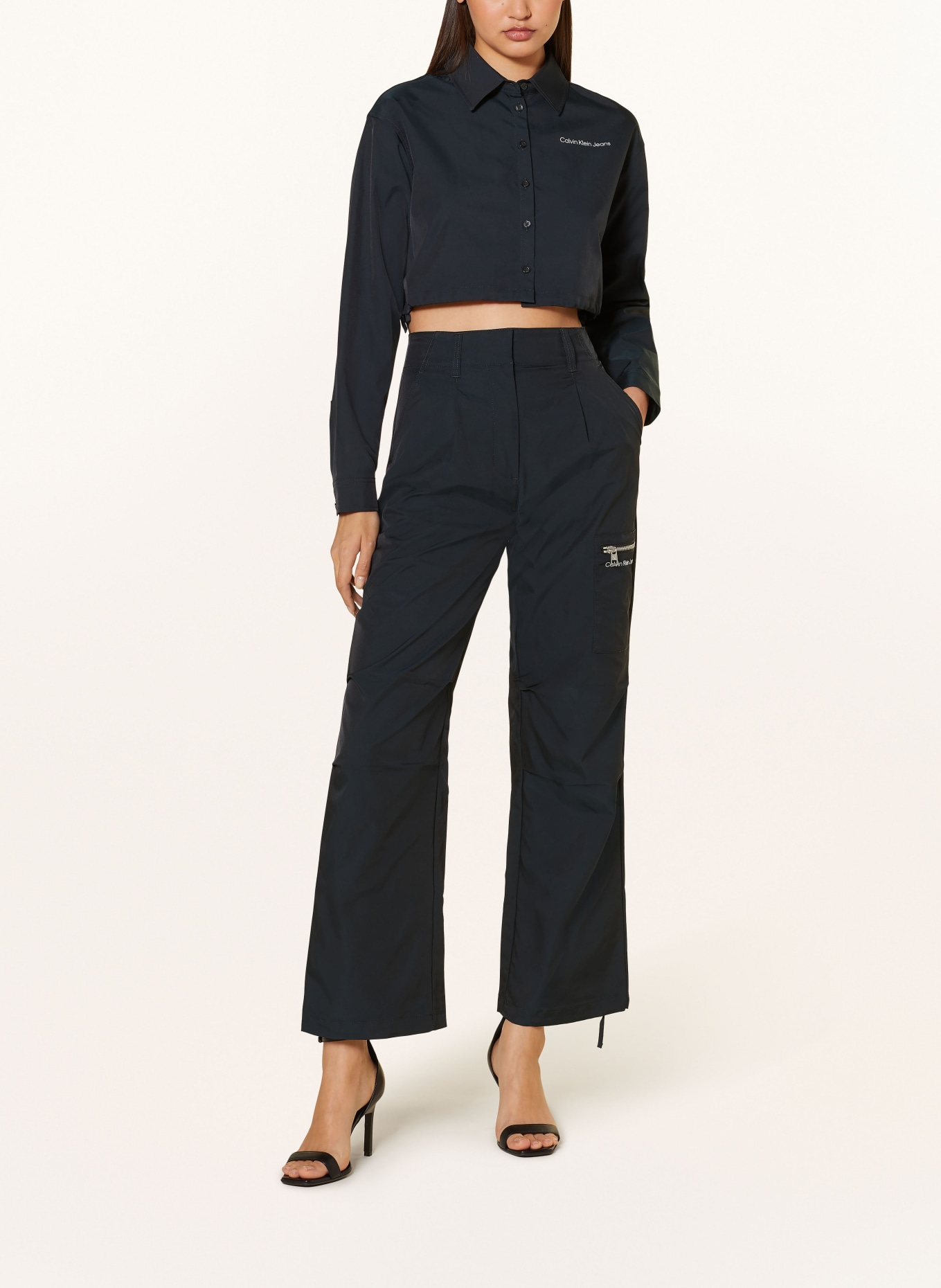 Straight Ribbed Jersey Trousers Calvin Klein® | J20J222192BEH
