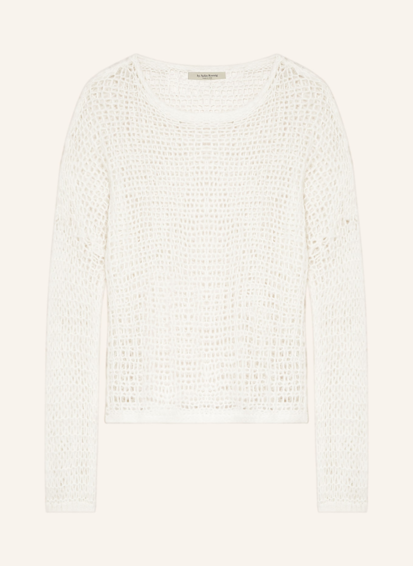 by Aylin Koenig Sweater CHIARA with alpaca and mohair, Color: WHITE (Image 1)