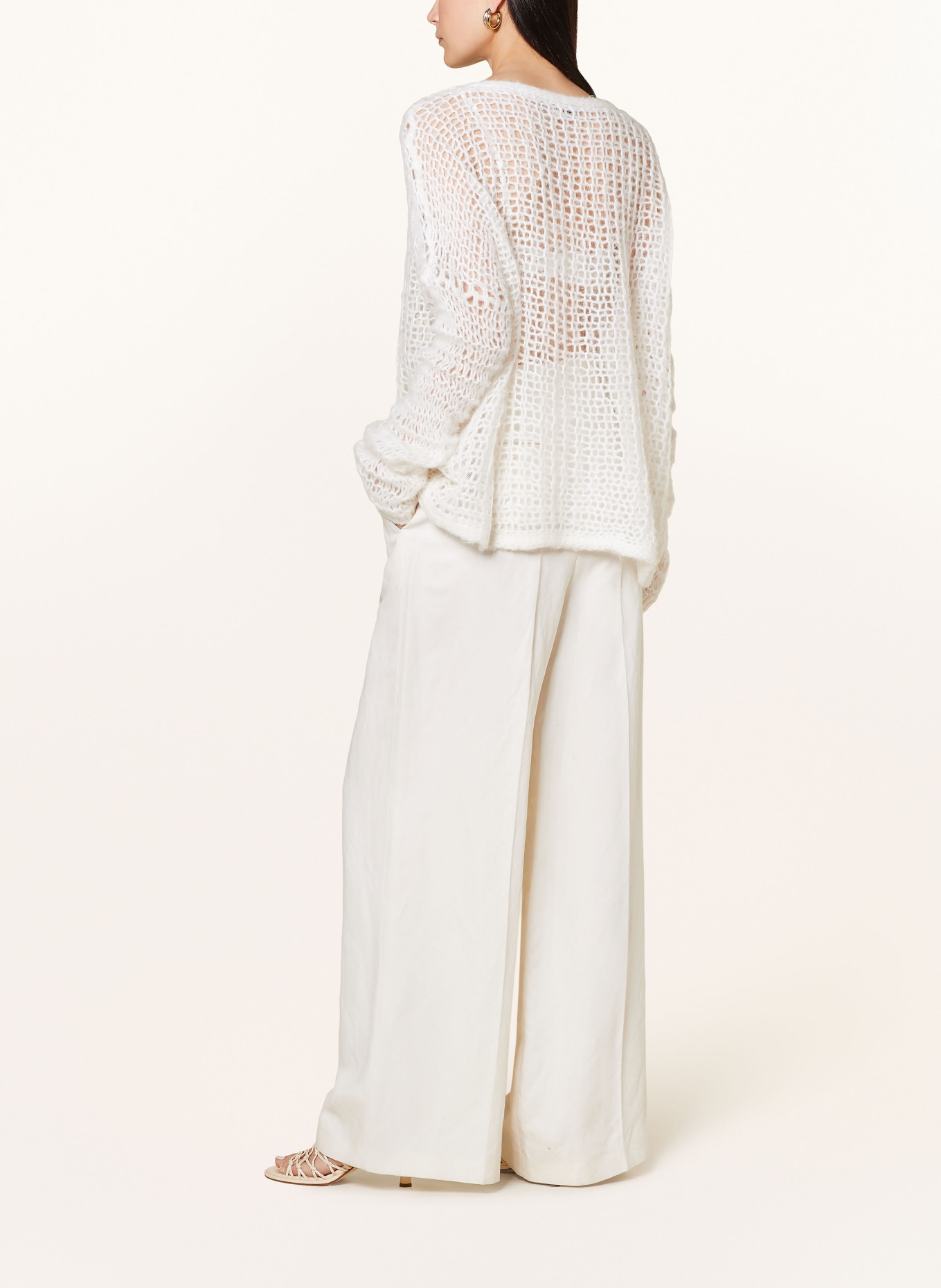 by Aylin Koenig Sweater CHIARA with alpaca and mohair, Color: WHITE (Image 3)