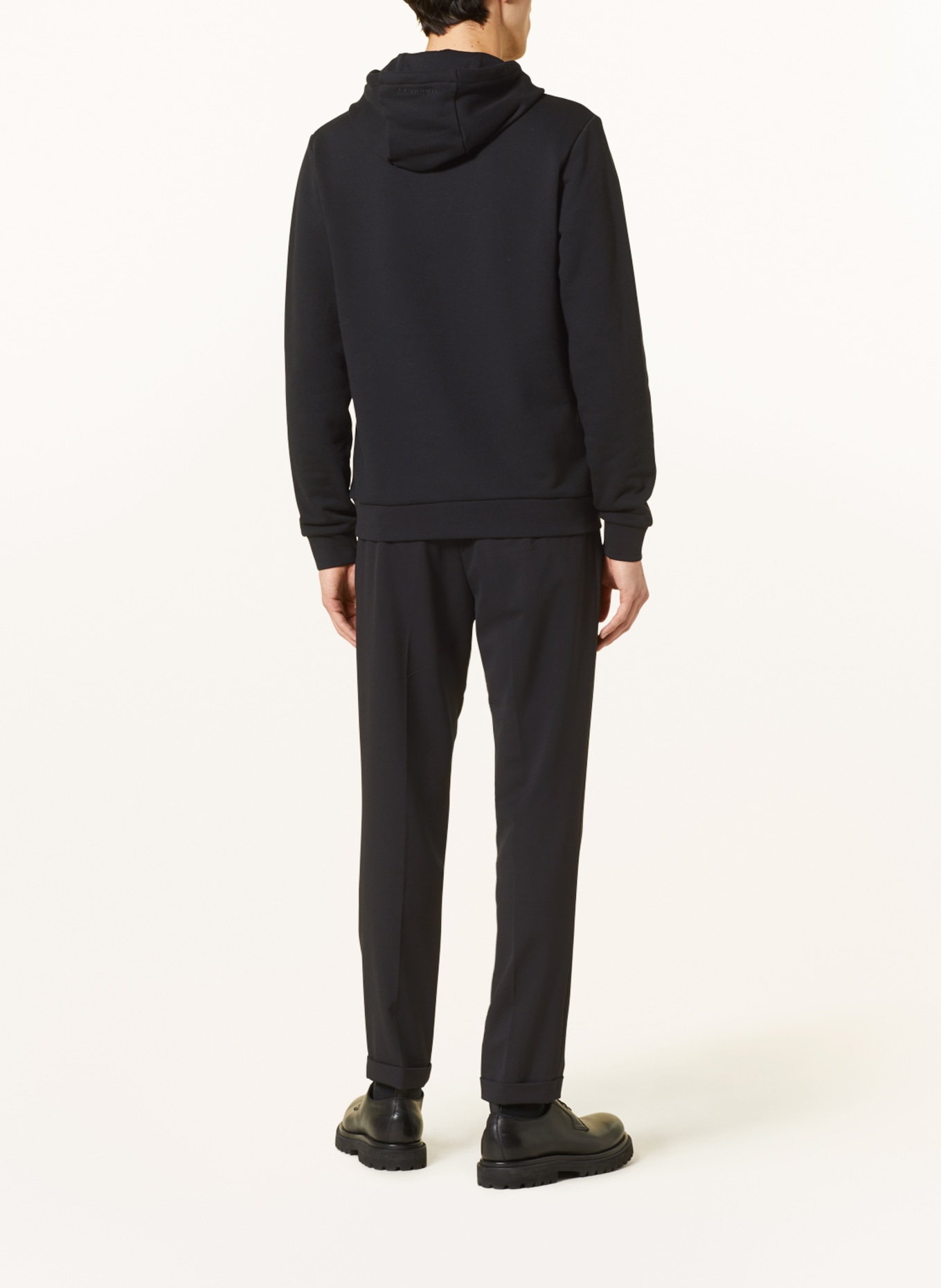 HACKETT LONDON Hoodie: SCHWARZ