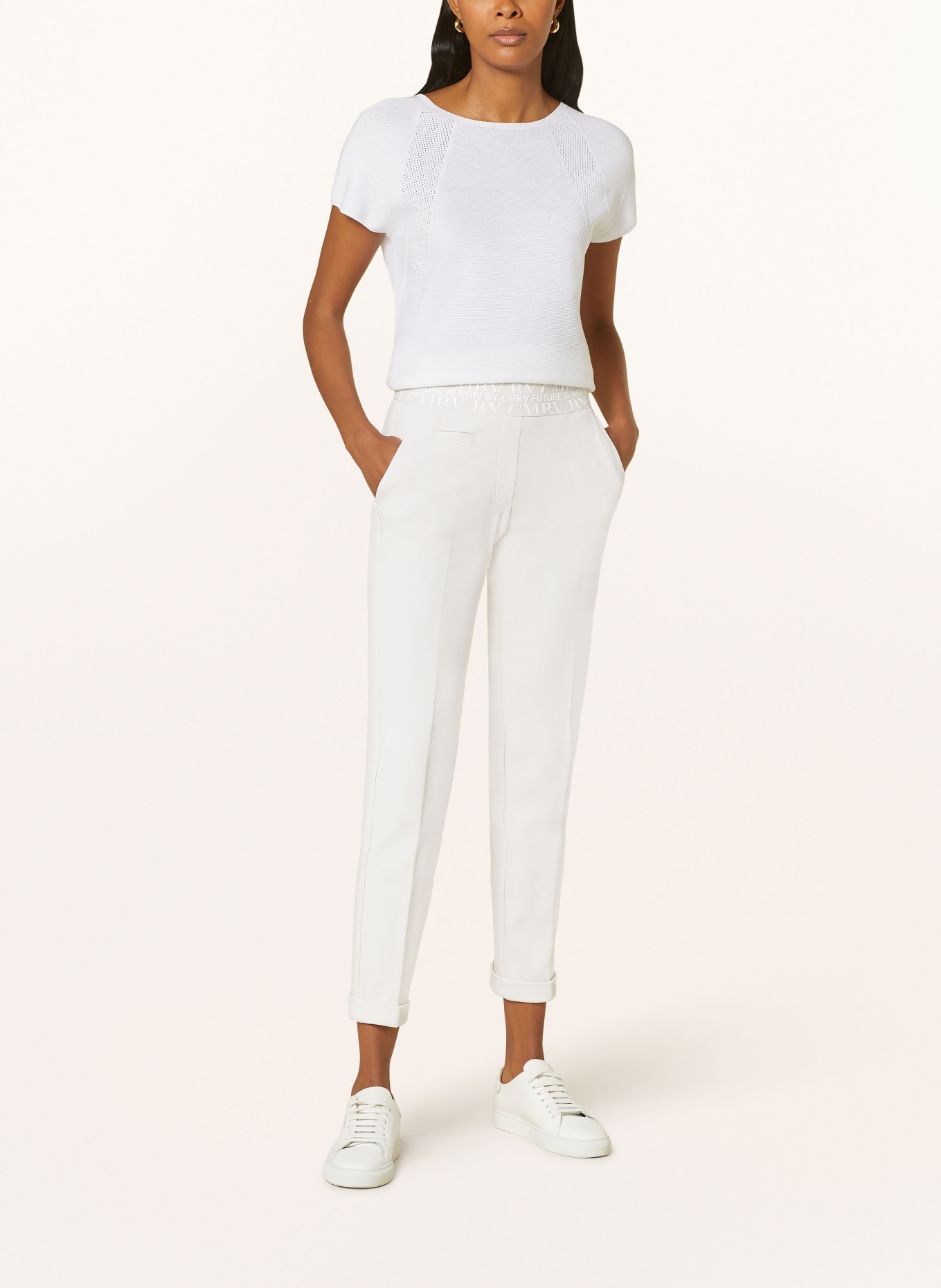 CAMBIO Trousers KIM, Color: WHITE (Image 2)