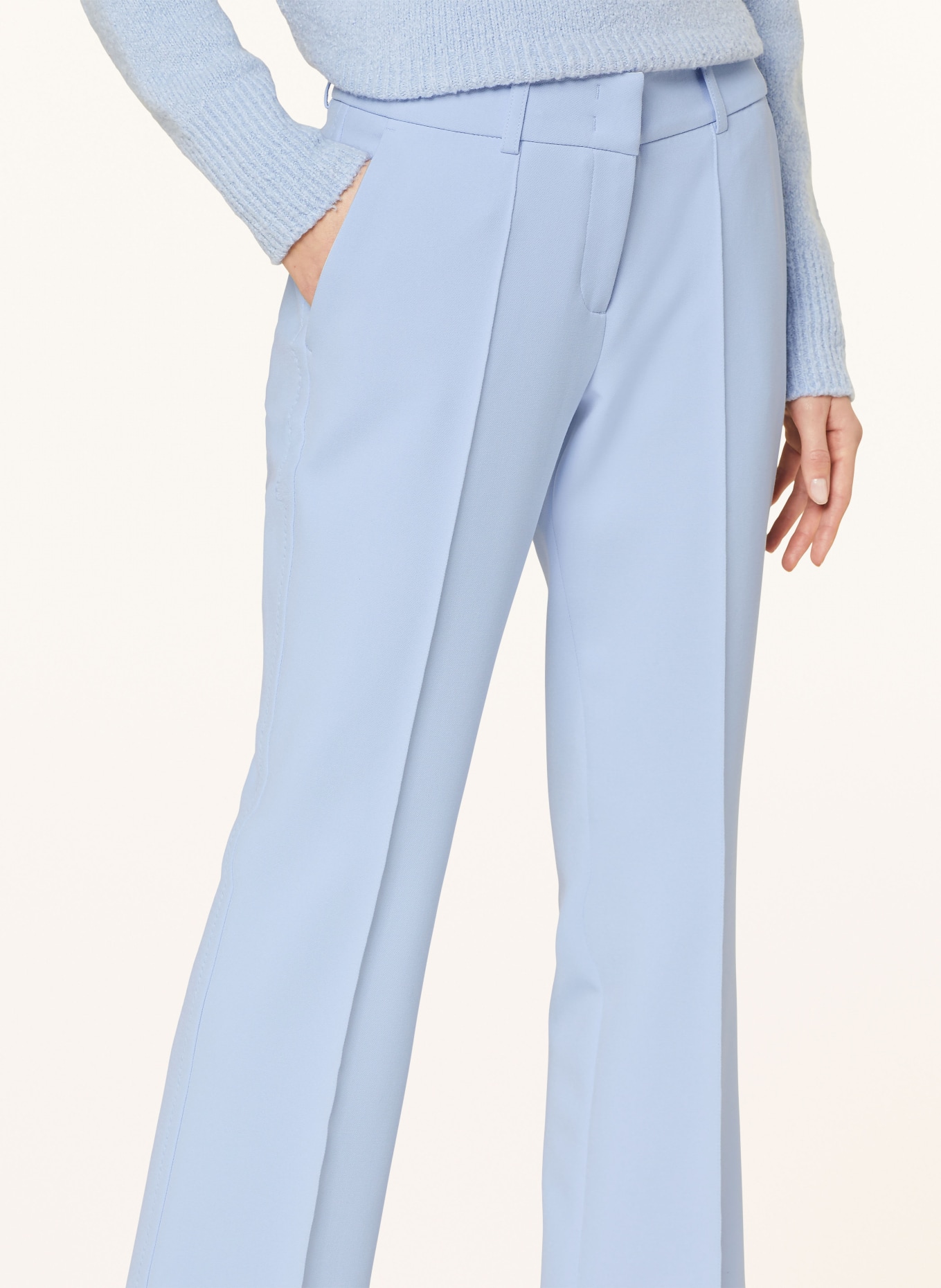 CAMBIO Bootcut trousers FARAH, Color: LIGHT BLUE (Image 5)