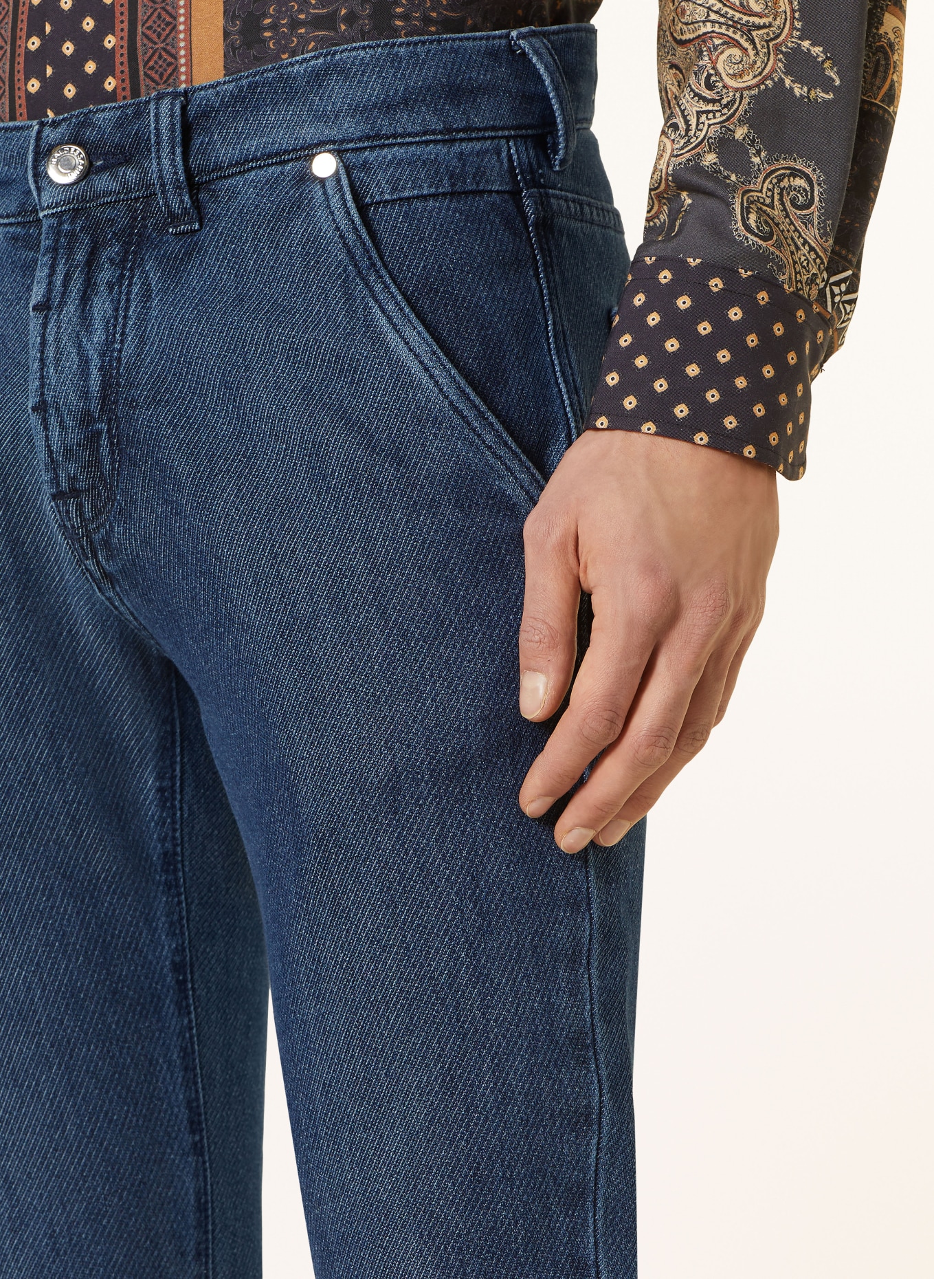 BALDESSARINI Jeans tapered fit, Color: 6811 dark blue stonewash (Image 5)