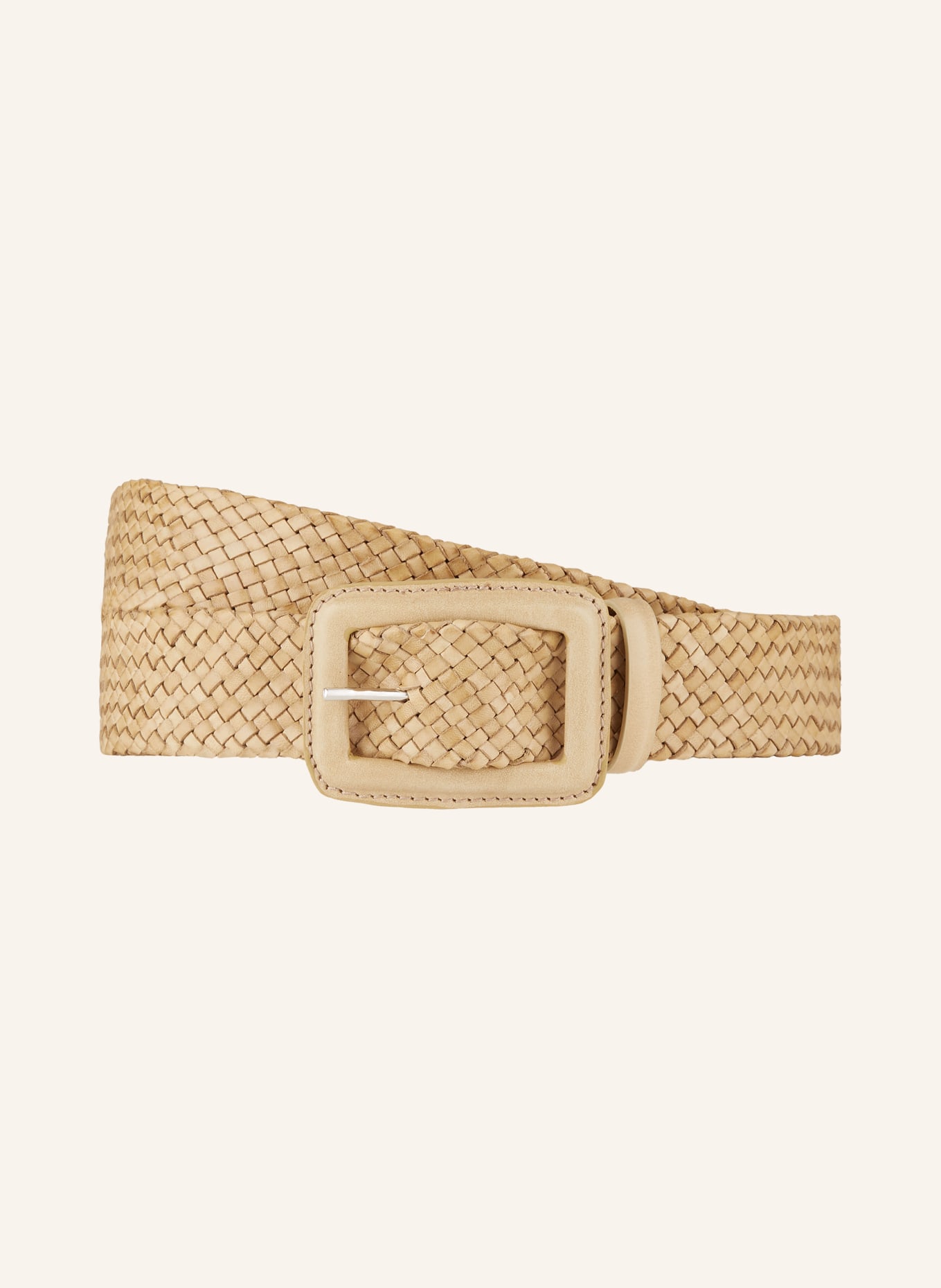 Reptile's House Braided belt, Color: BEIGE (Image 1)