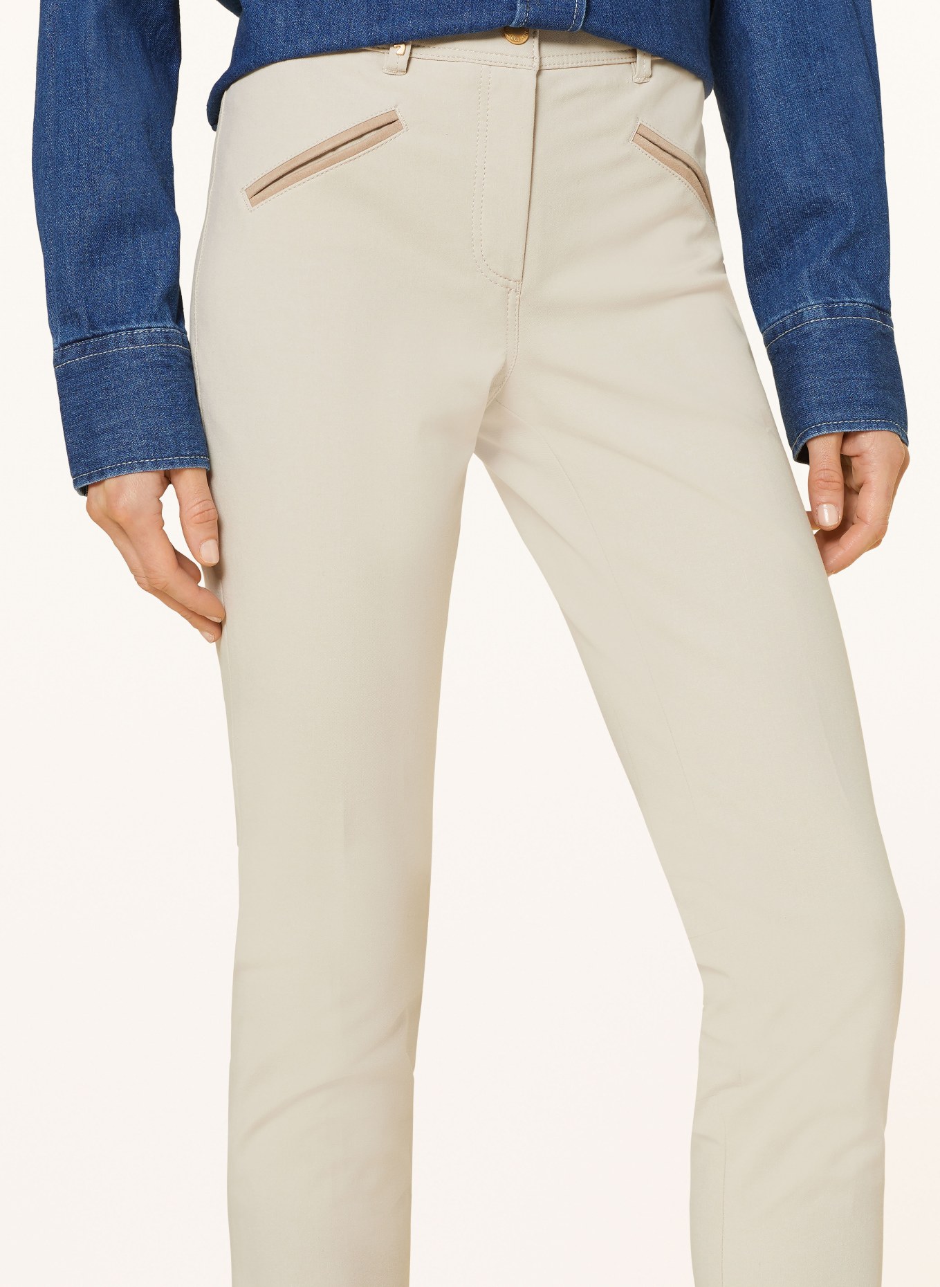 pamela henson Trousers ROYAL, Color: CREAM (Image 5)