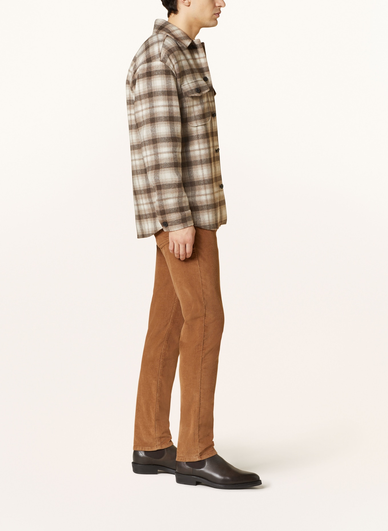 pierre cardin Corduroy trousers LYON tapered fit, Color: 8215 Chipmunk (Image 4)