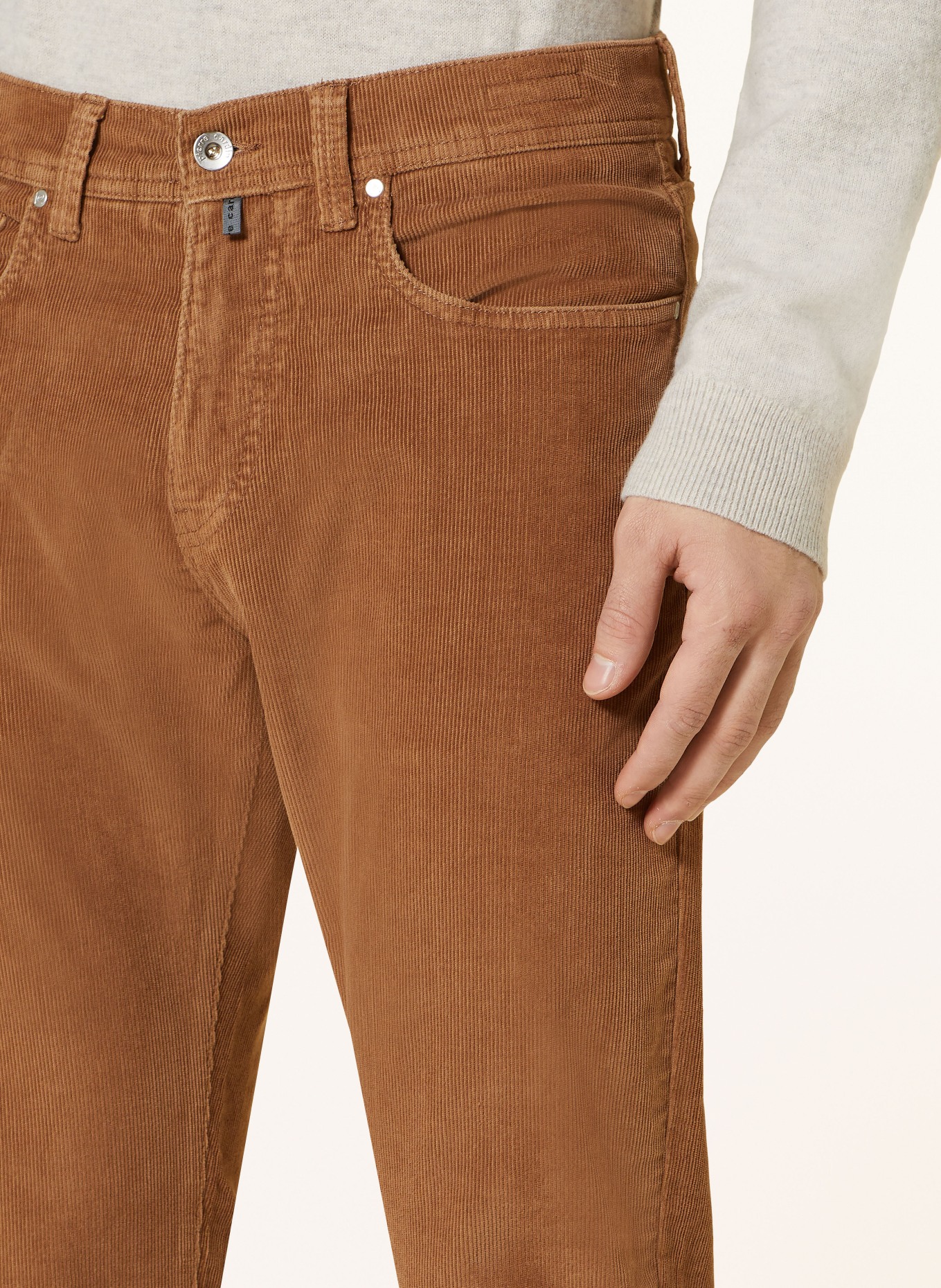 pierre cardin Corduroy trousers LYON tapered fit, Color: 8215 Chipmunk (Image 5)
