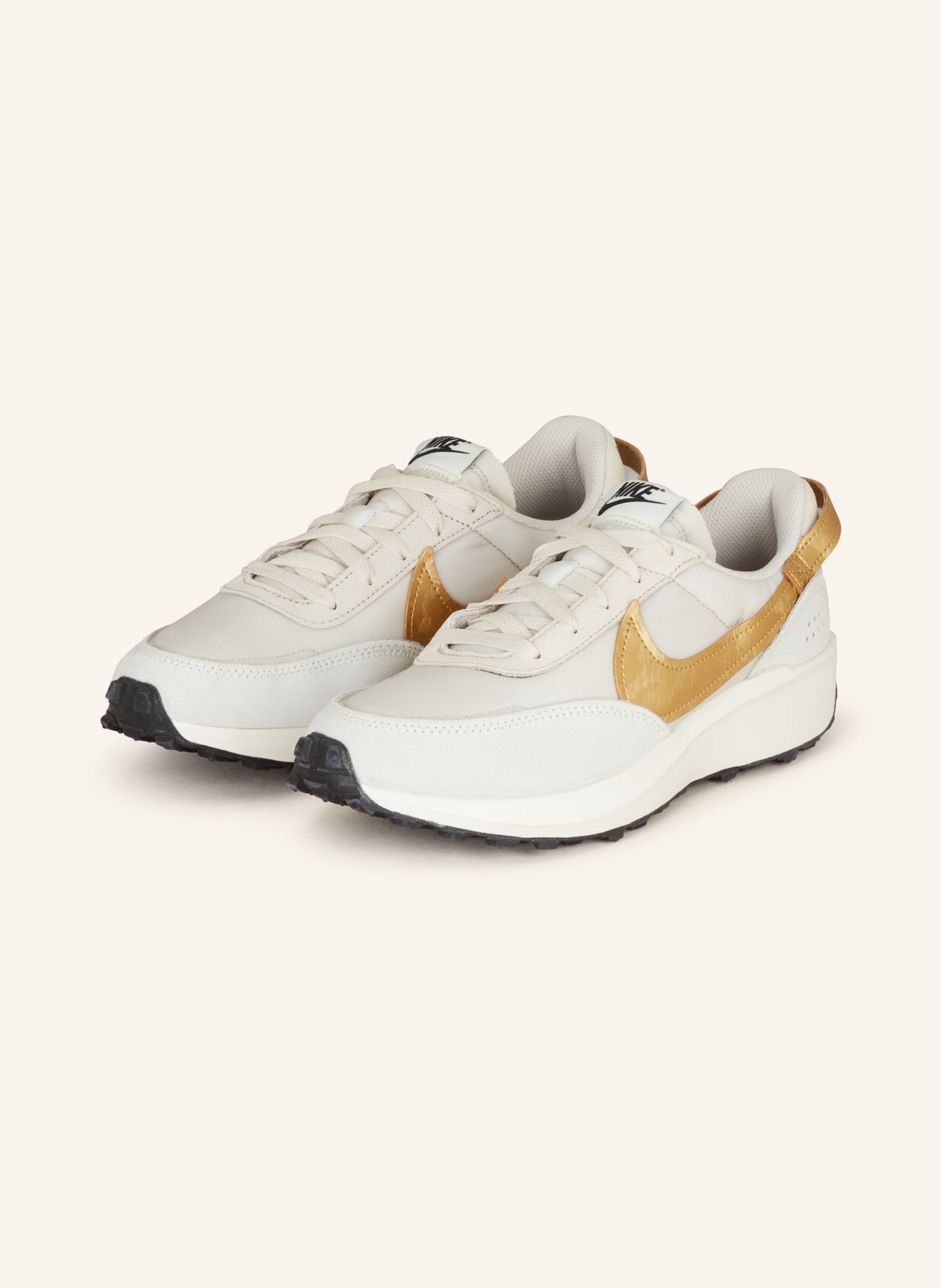 Nike Sneaker WAFFLE DEBUT, Farbe: HELLGRAU/ GOLD (Bild 1)
