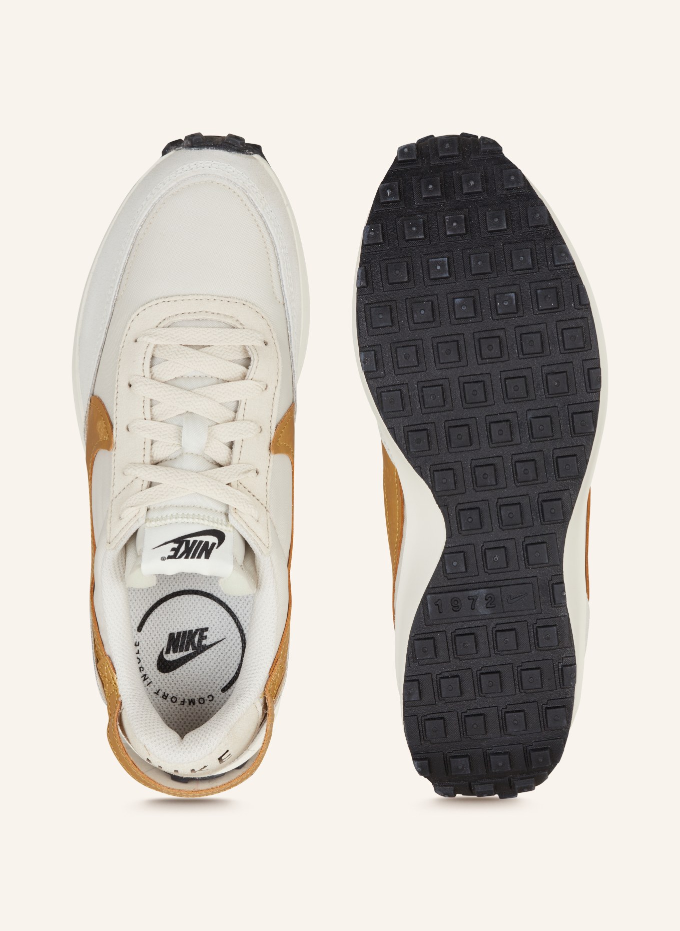 Nike Sneaker WAFFLE DEBUT, Farbe: HELLGRAU/ GOLD (Bild 5)