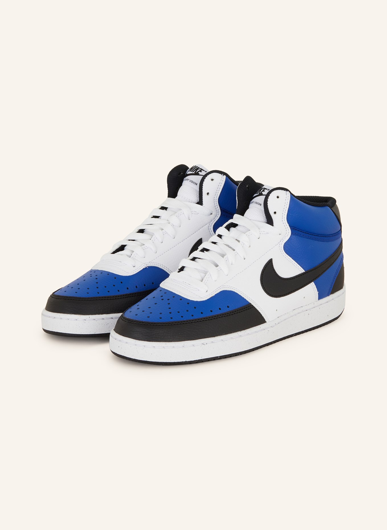 Nike High-top sneakers NIKE COURT VISION, Color: BLUE/ WHITE/ BLACK (Image 1)