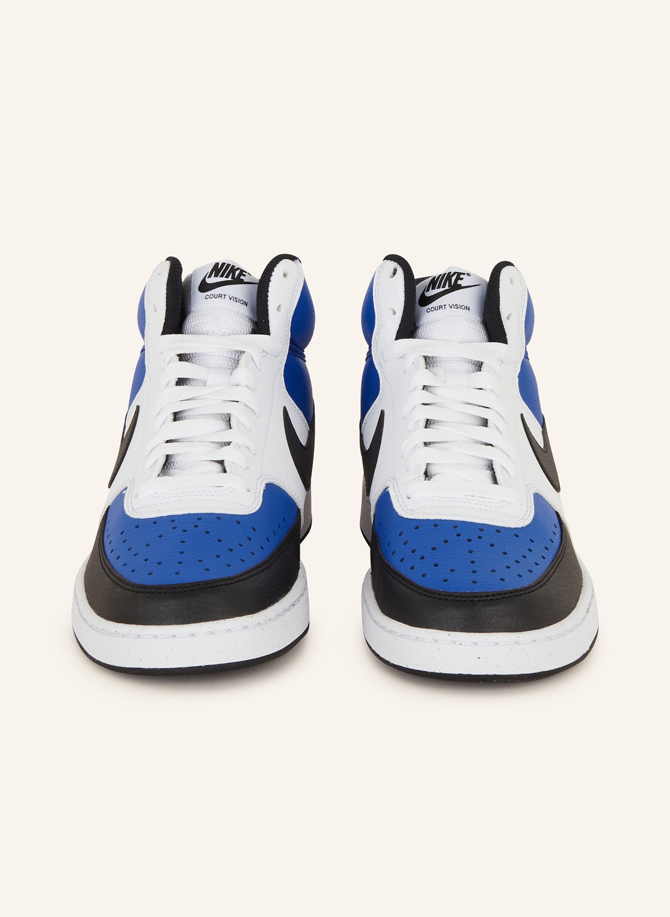 Nike High-top sneakers NIKE COURT VISION, Color: BLUE/ WHITE/ BLACK (Image 3)